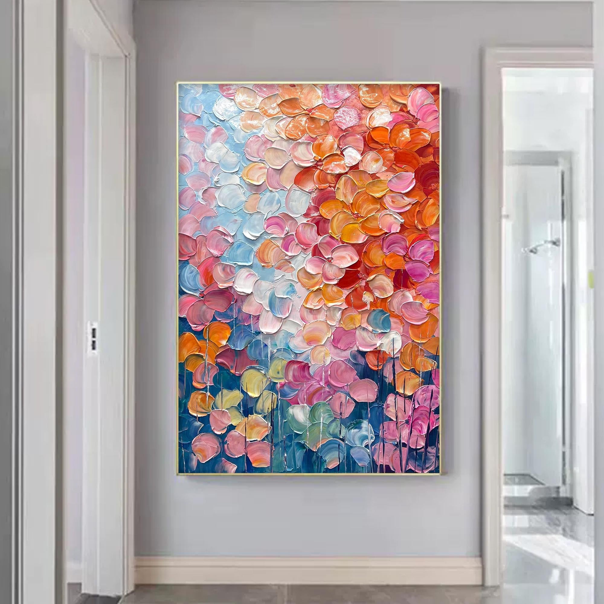 Shine - Large Textured Painting