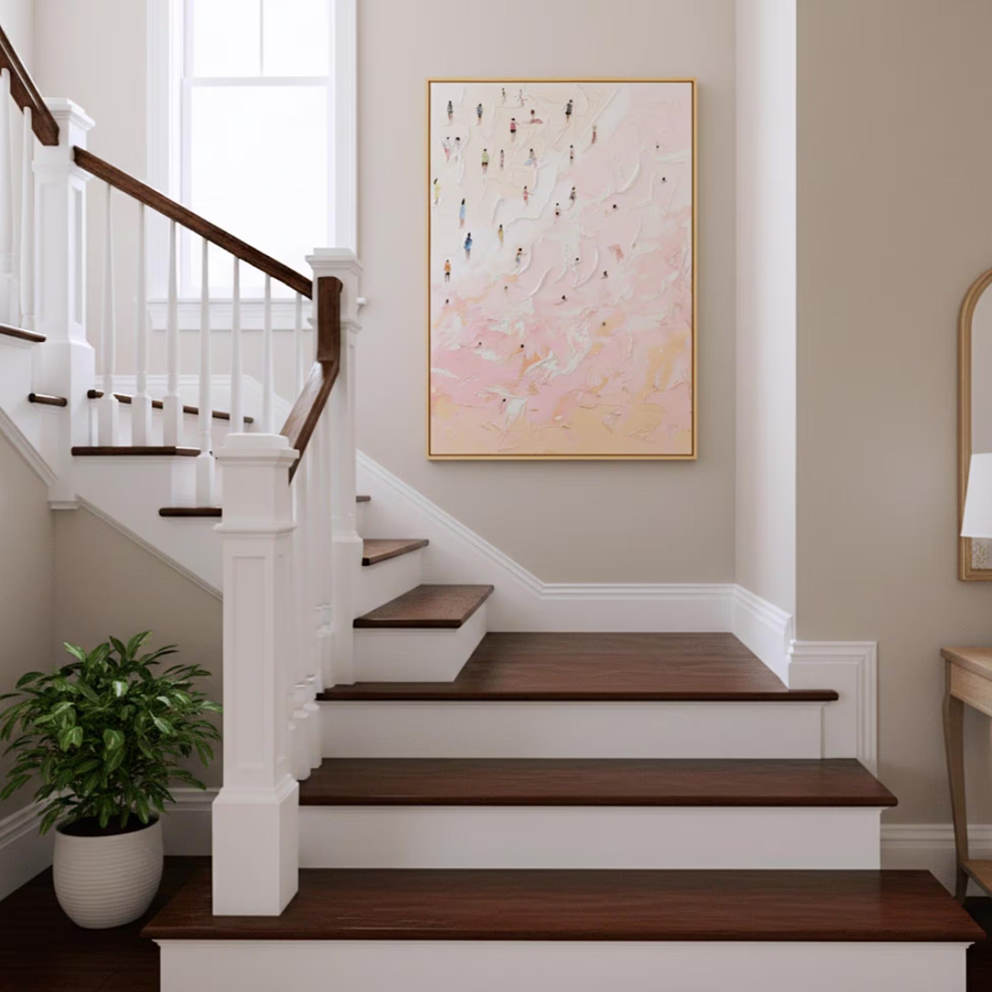 Warm Shore - Large Wall Painting