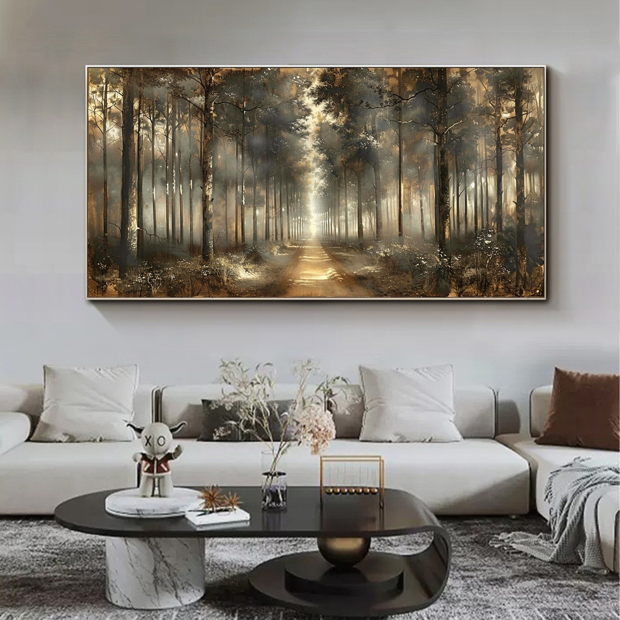 Glade - Large Textured Painting