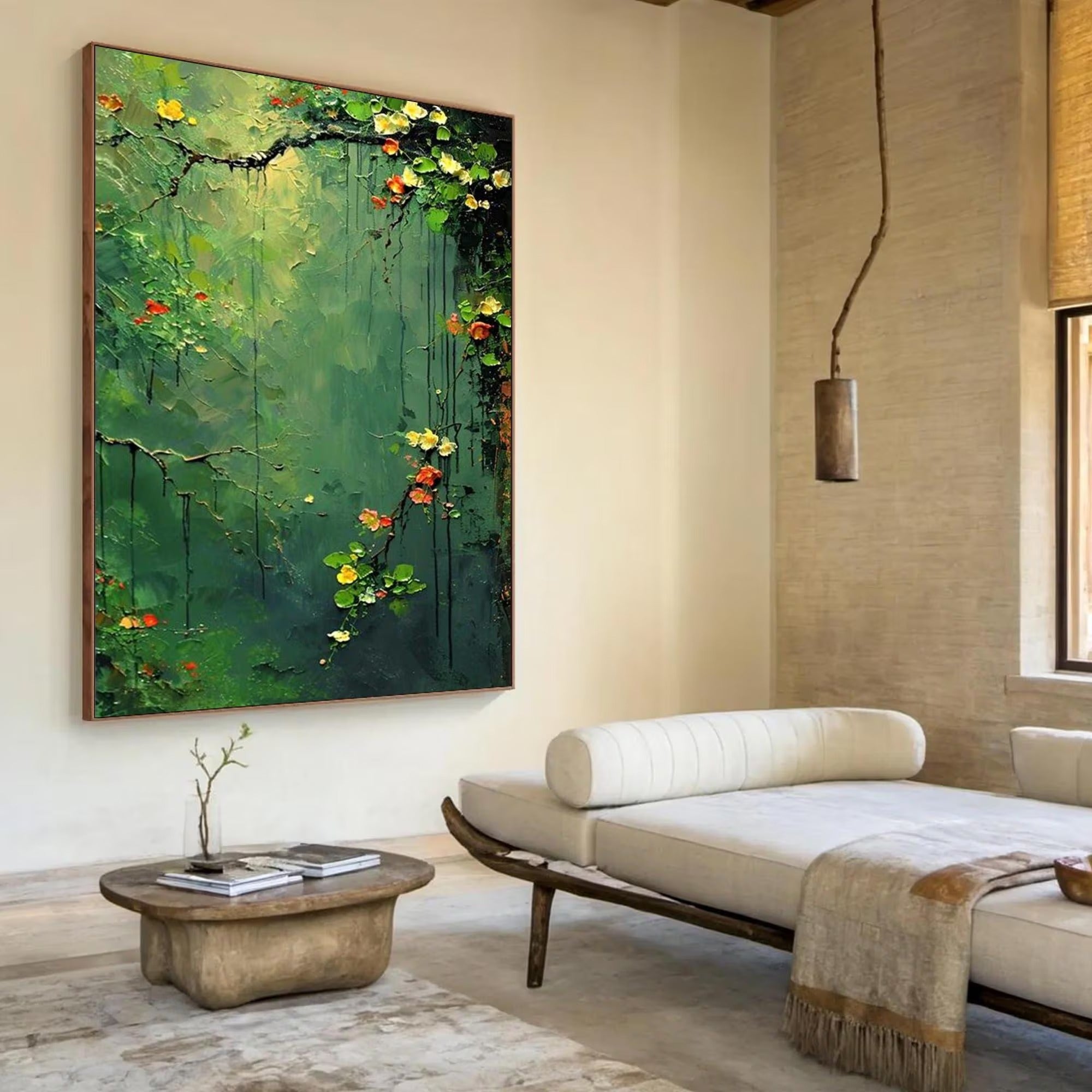 The Silent Sentinel - Large Textured Painting