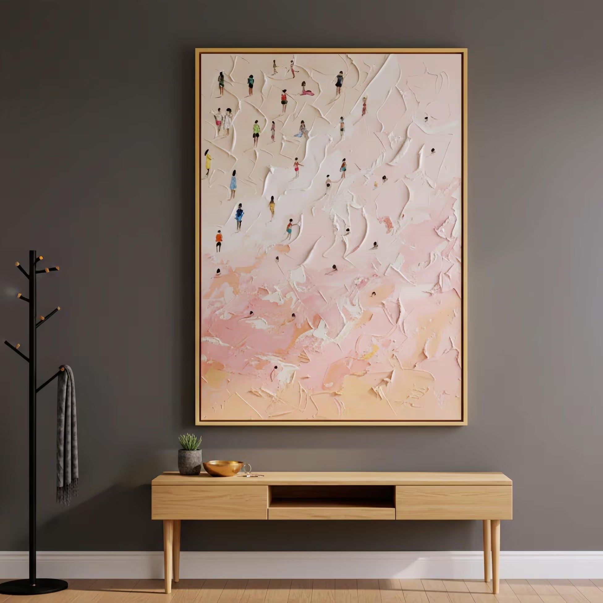 Warm Shore - Large Wall Painting