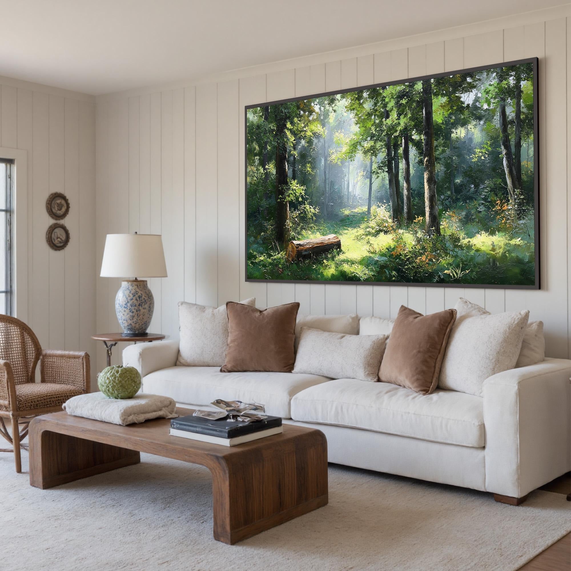 Canopy - Large Textured Painting