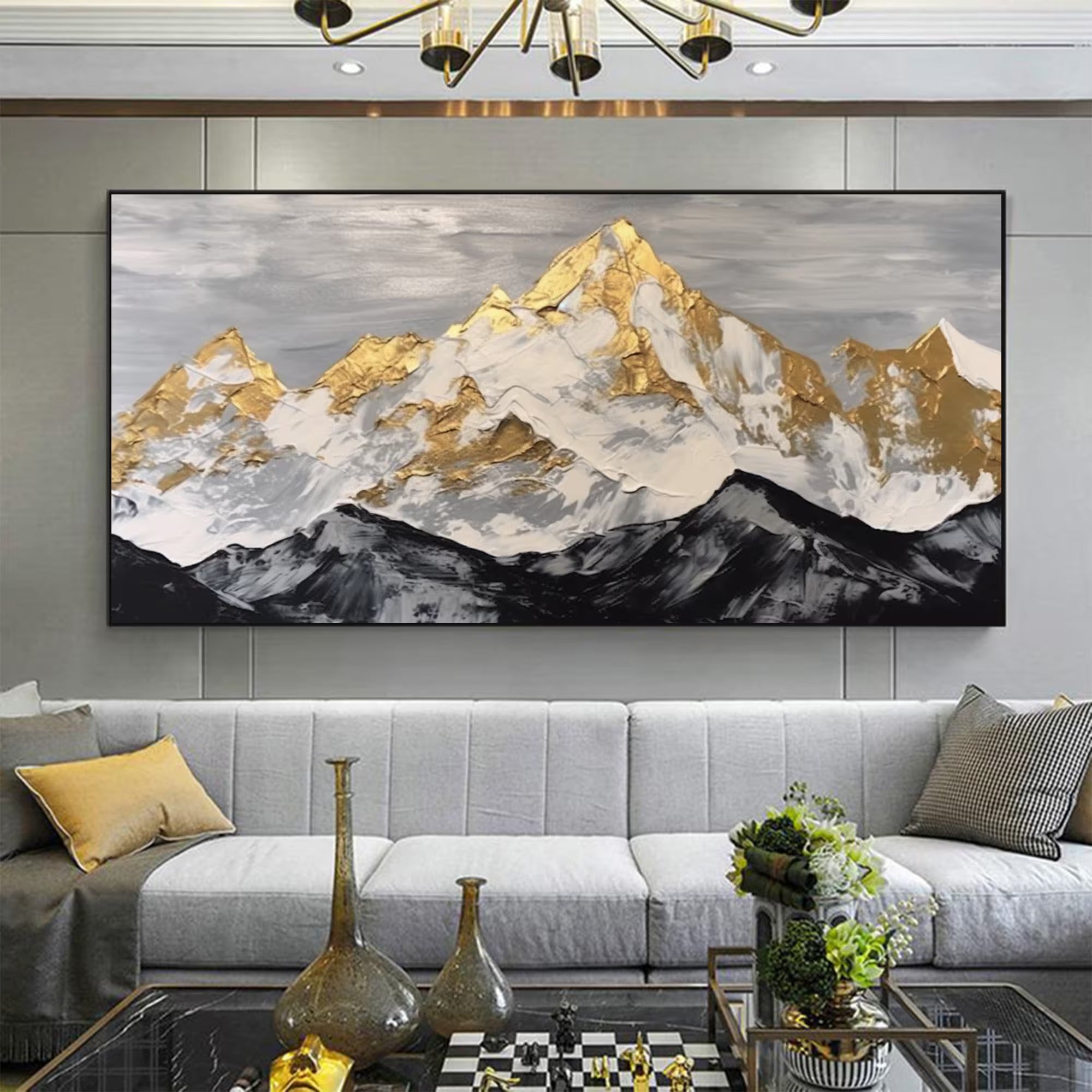 Peak - Large Textured Painting