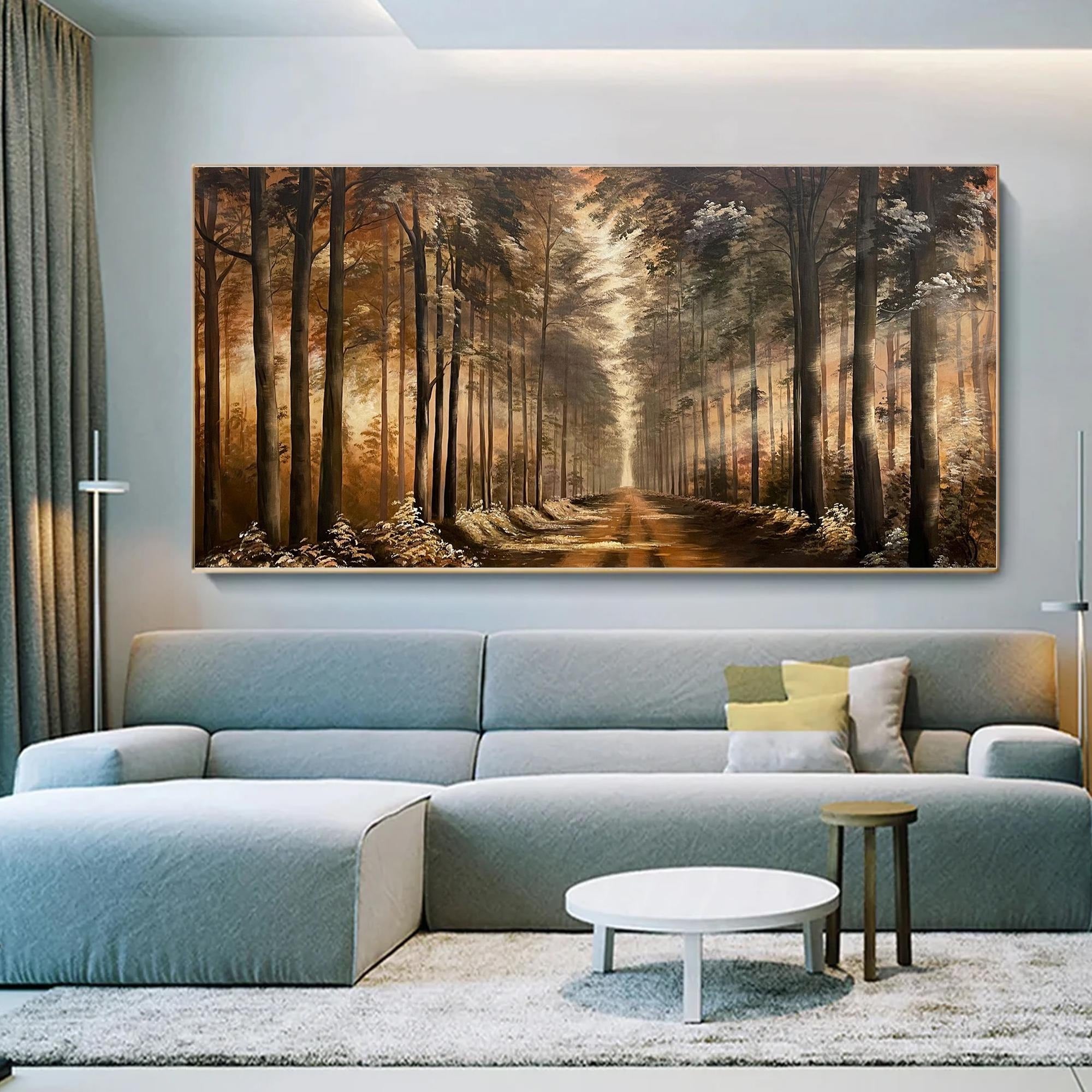 A Beam of Peace - Large Textured Painting