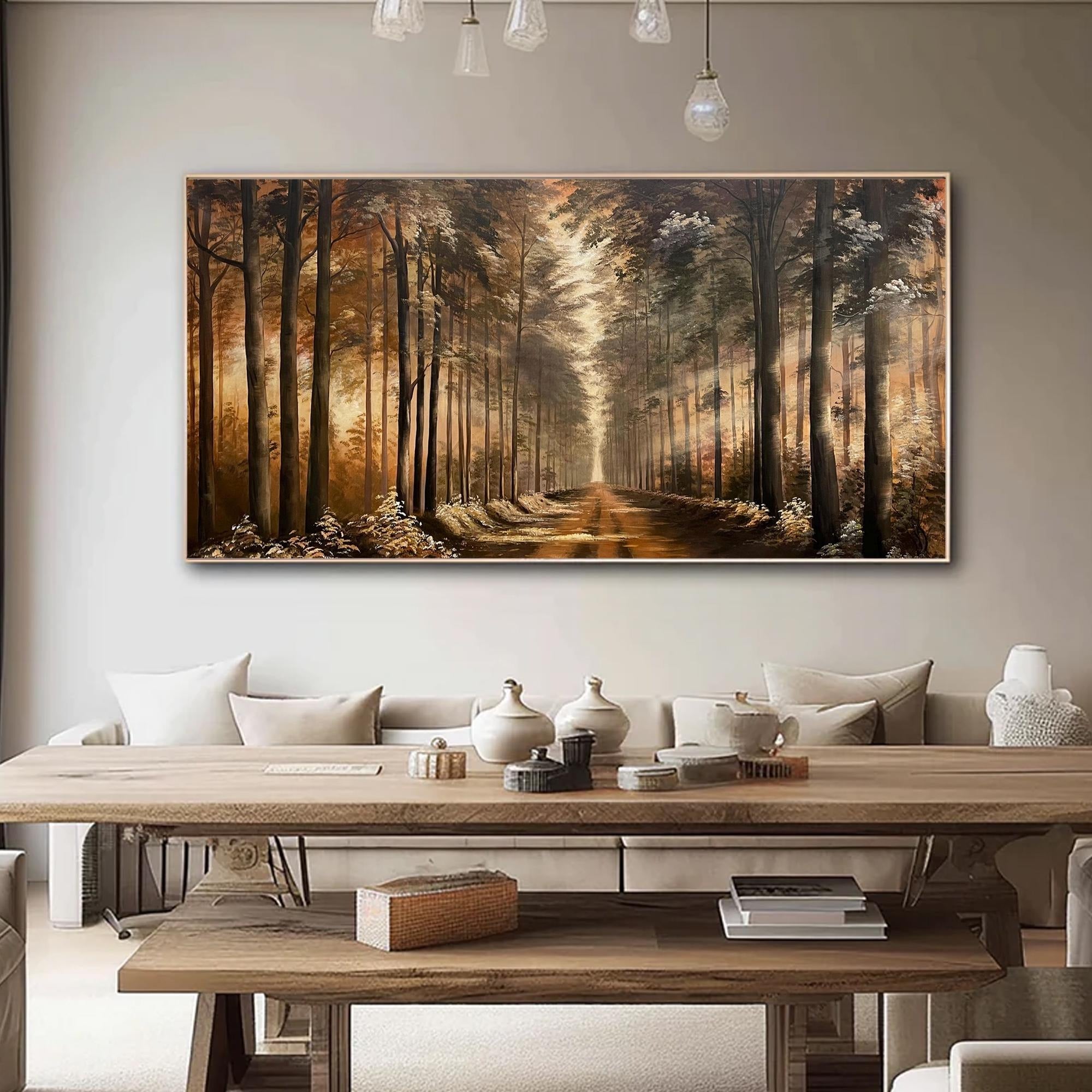 A Beam of Peace - Large Textured Painting