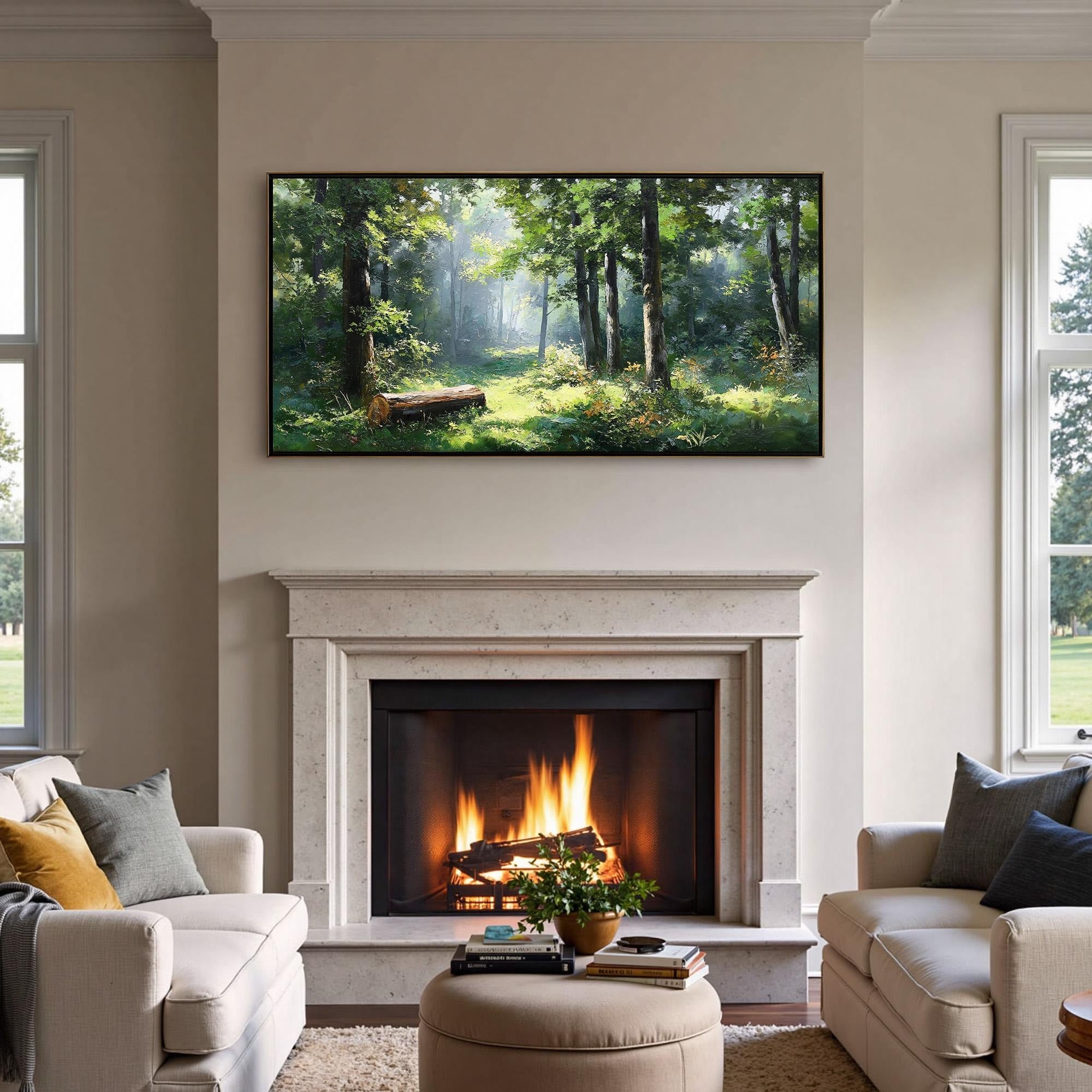 Canopy - Large Textured Painting