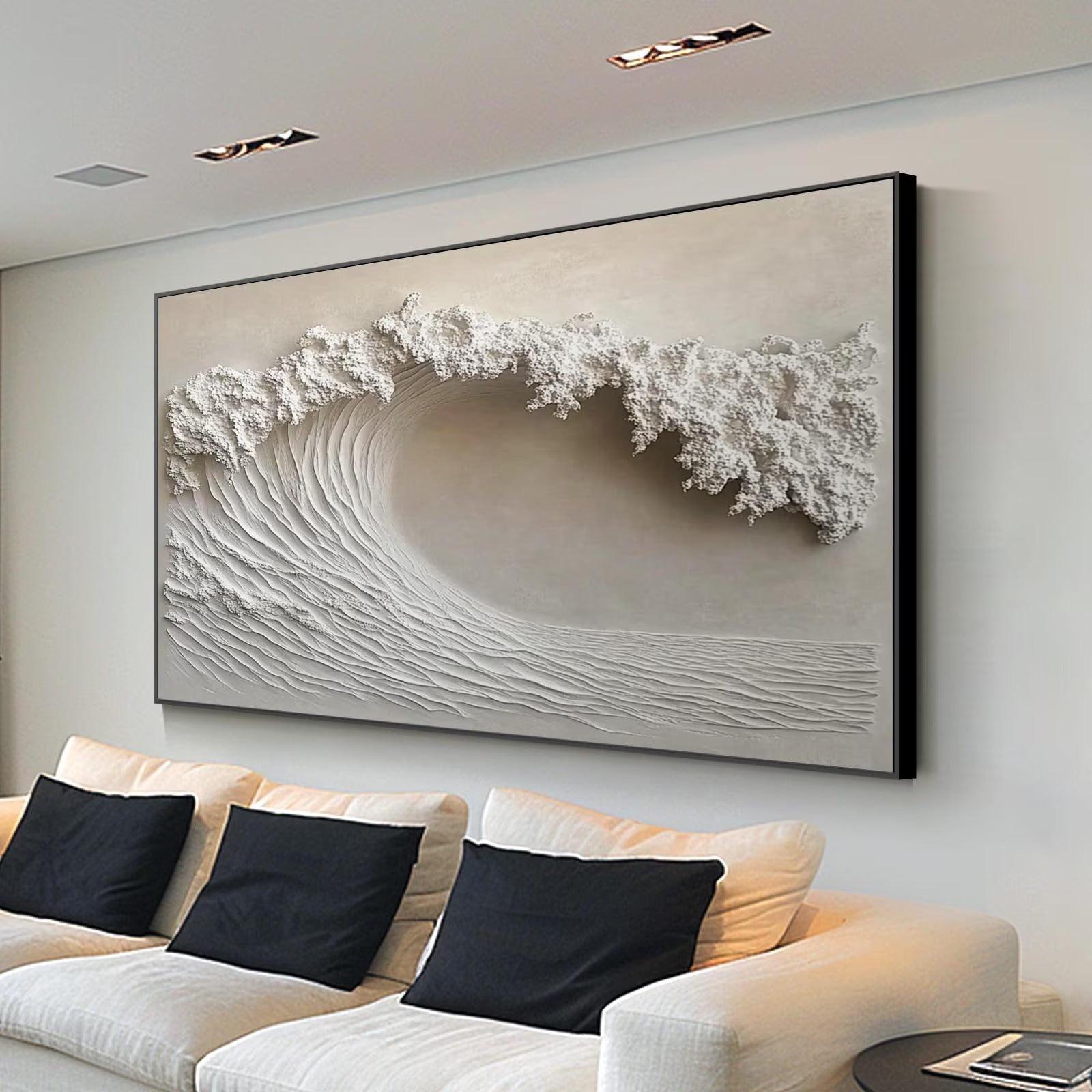 Swell - Large Textured Painting