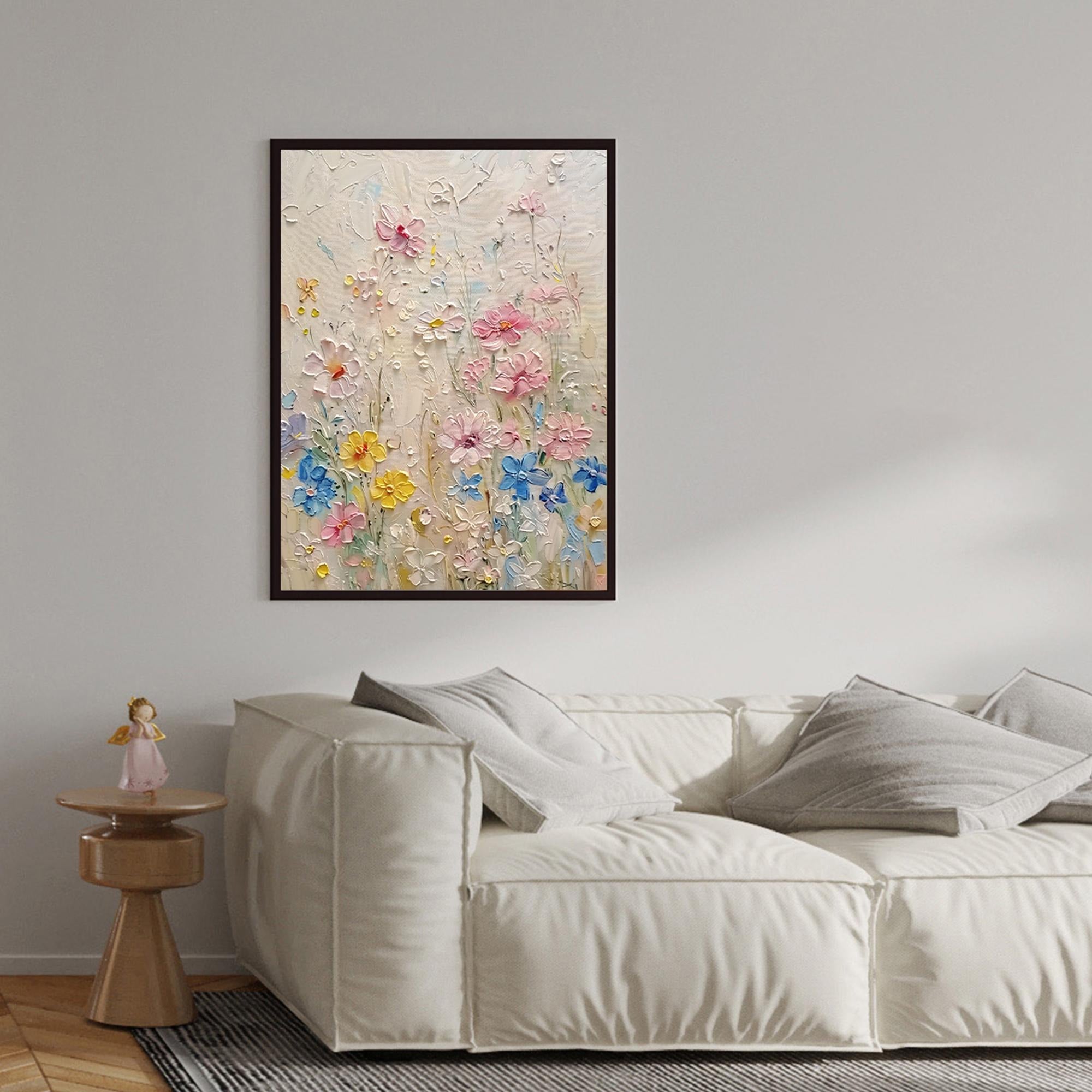 Bloom - Large Textured Painting