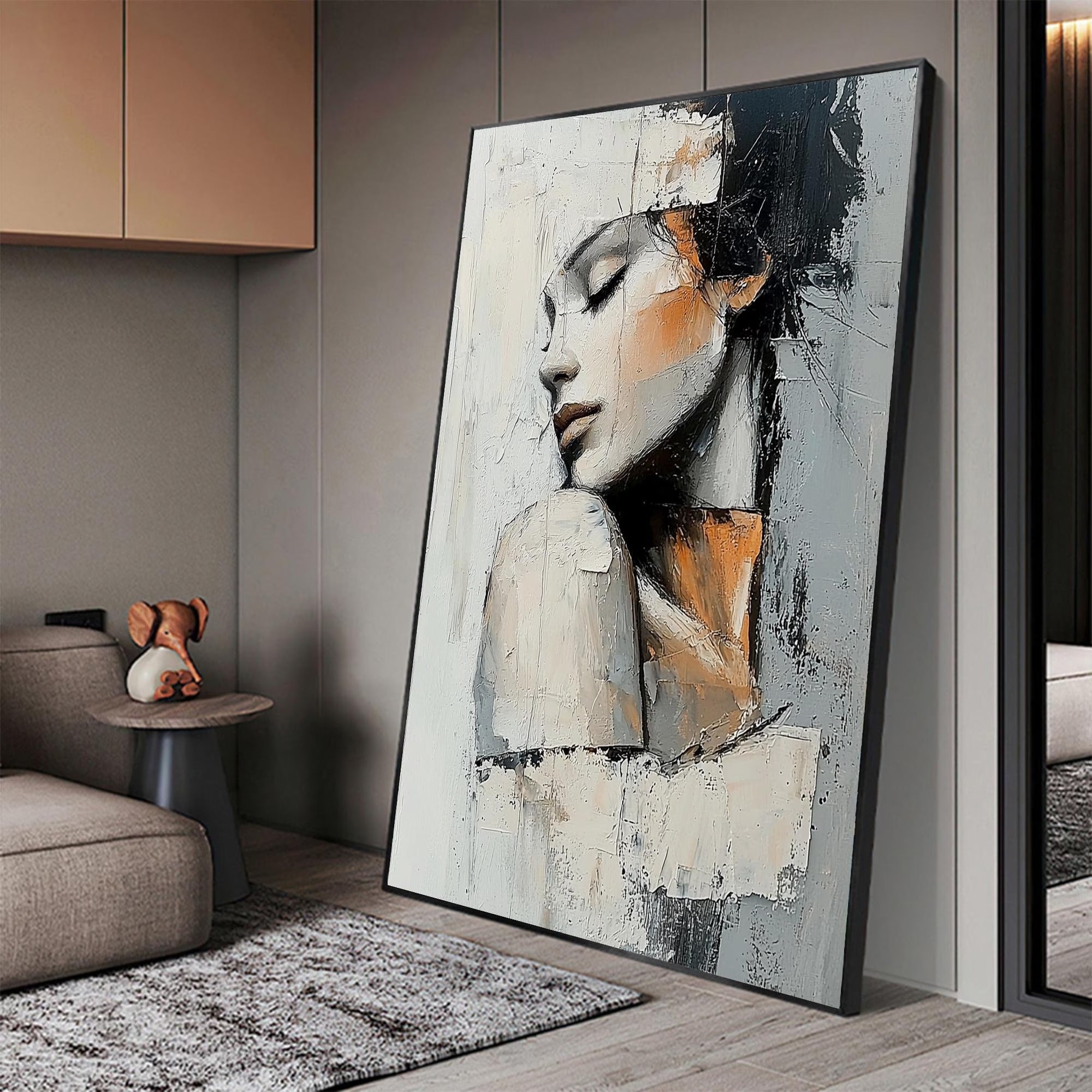 Grace - Large Textured Painting