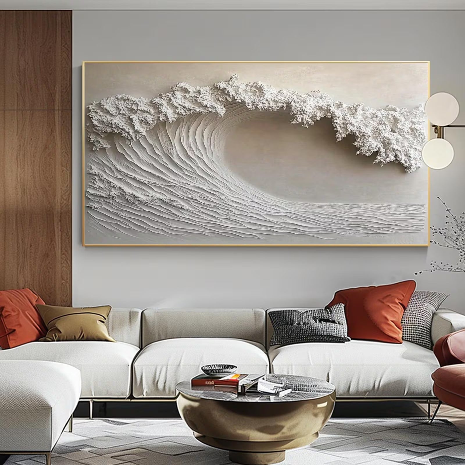 Swell - Large Textured Painting