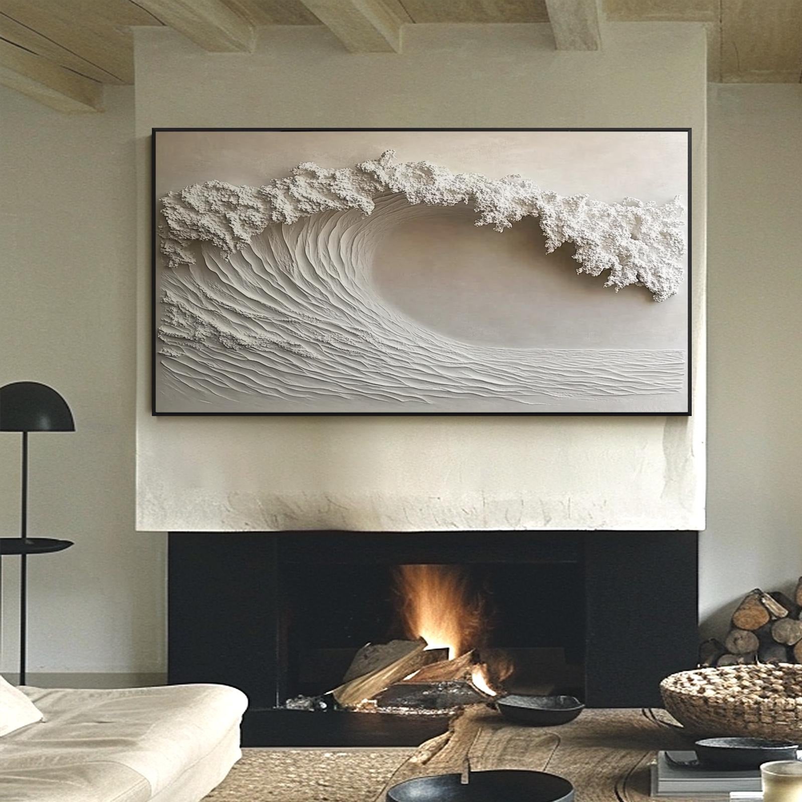 Swell - Large Textured Painting