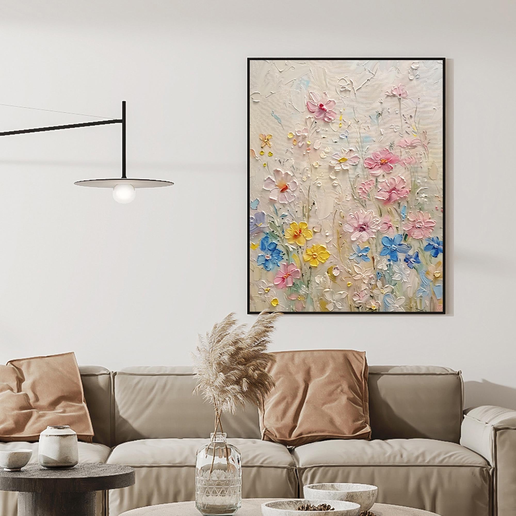 Bloom - Large Textured Painting