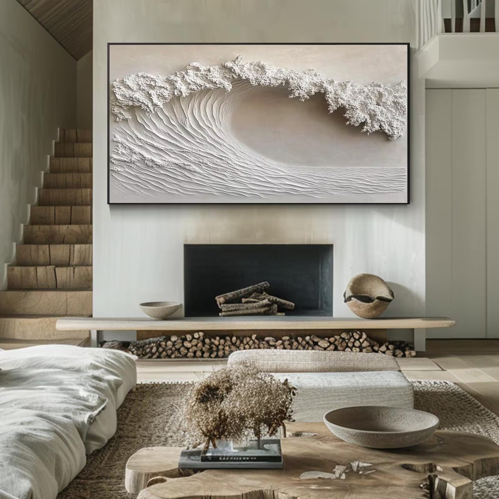 Swell - Large Textured Painting