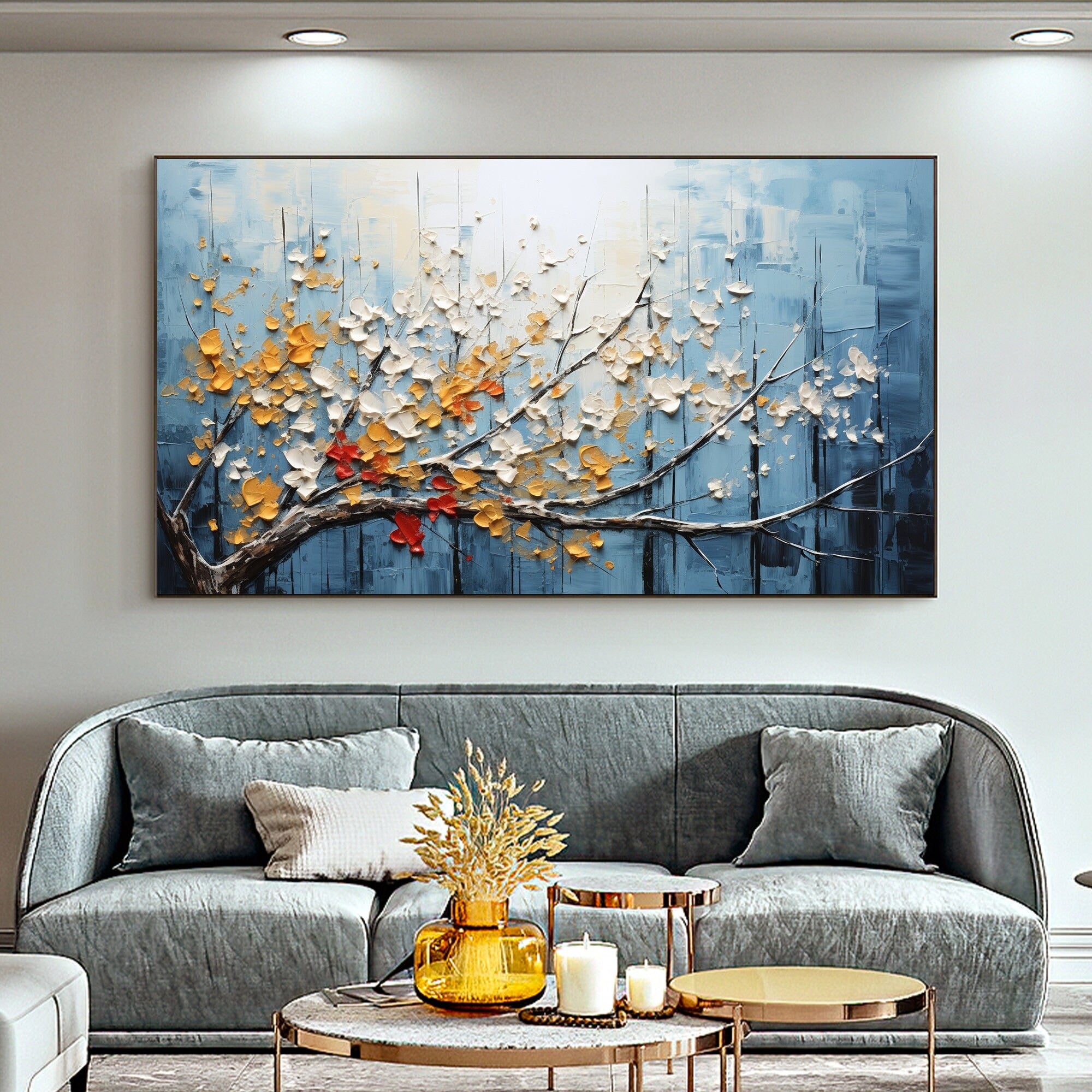 Tip - Large Textured Painting