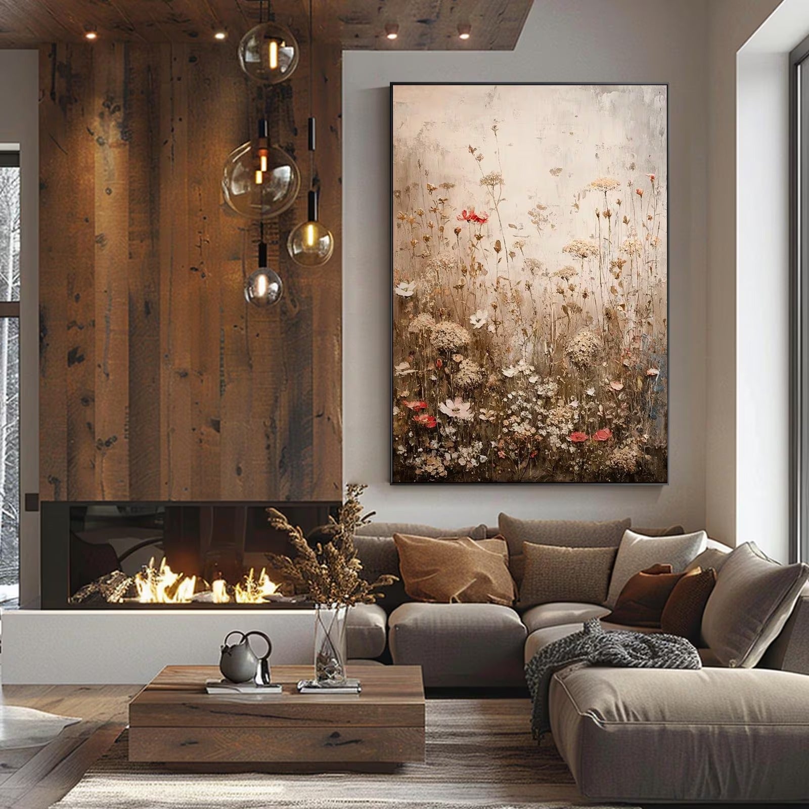 Sweet - Large Textured Painting