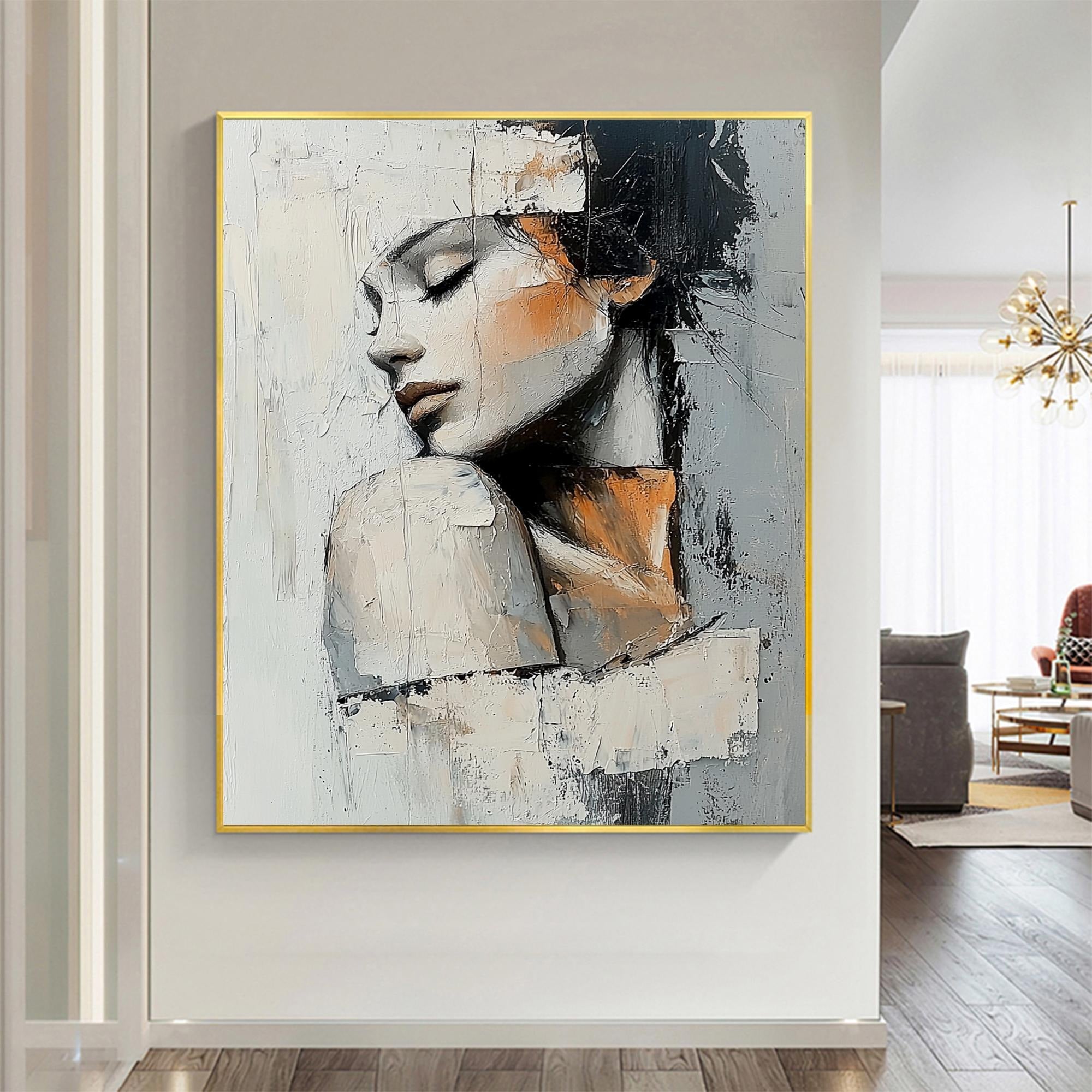 Grace - Large Textured Painting