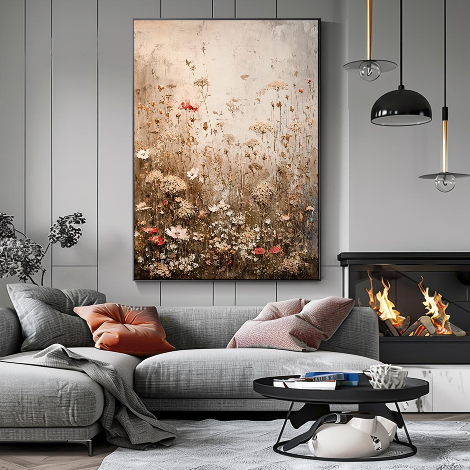 Sweet - Large Textured Painting