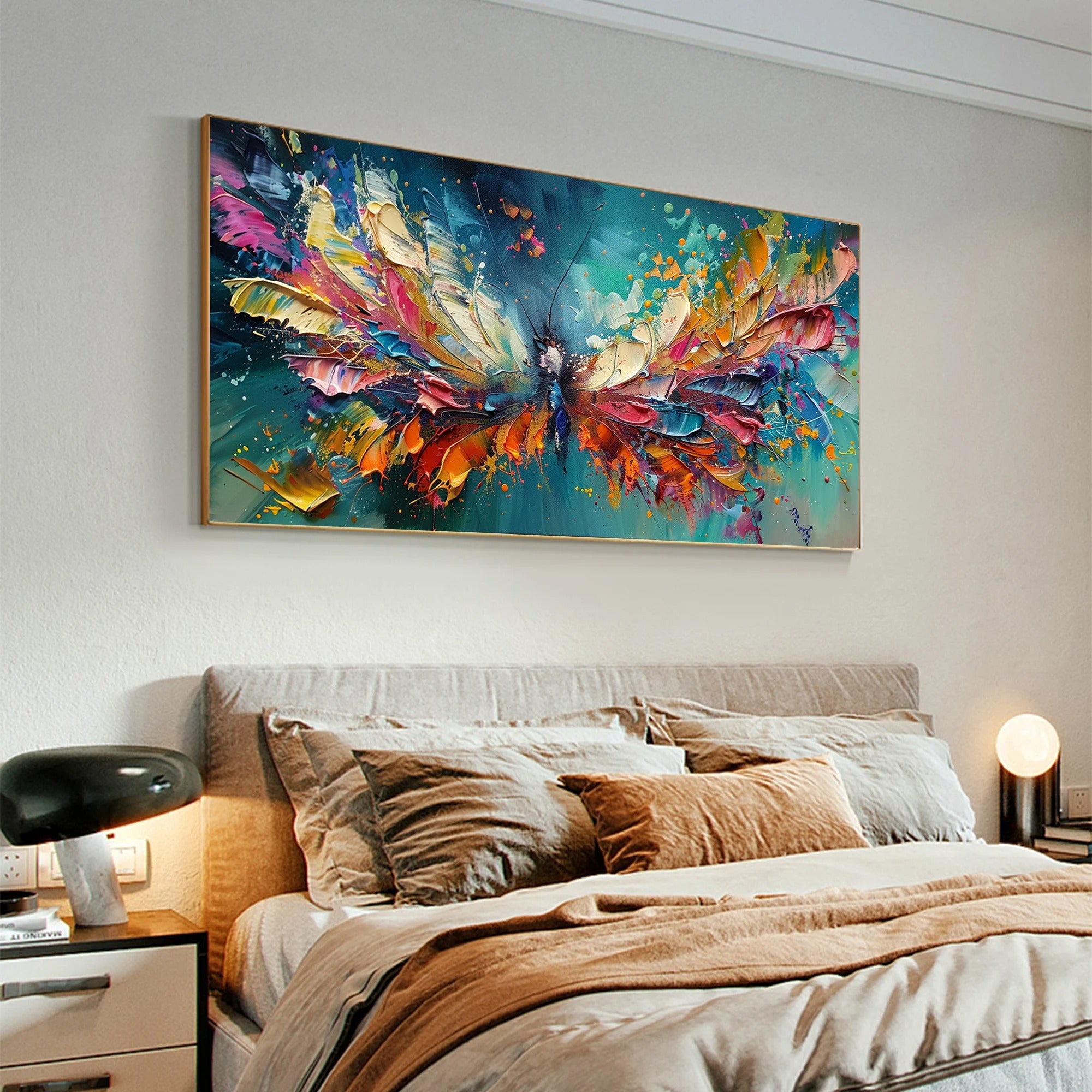 Shimmer - Large Abstract Textured Painting