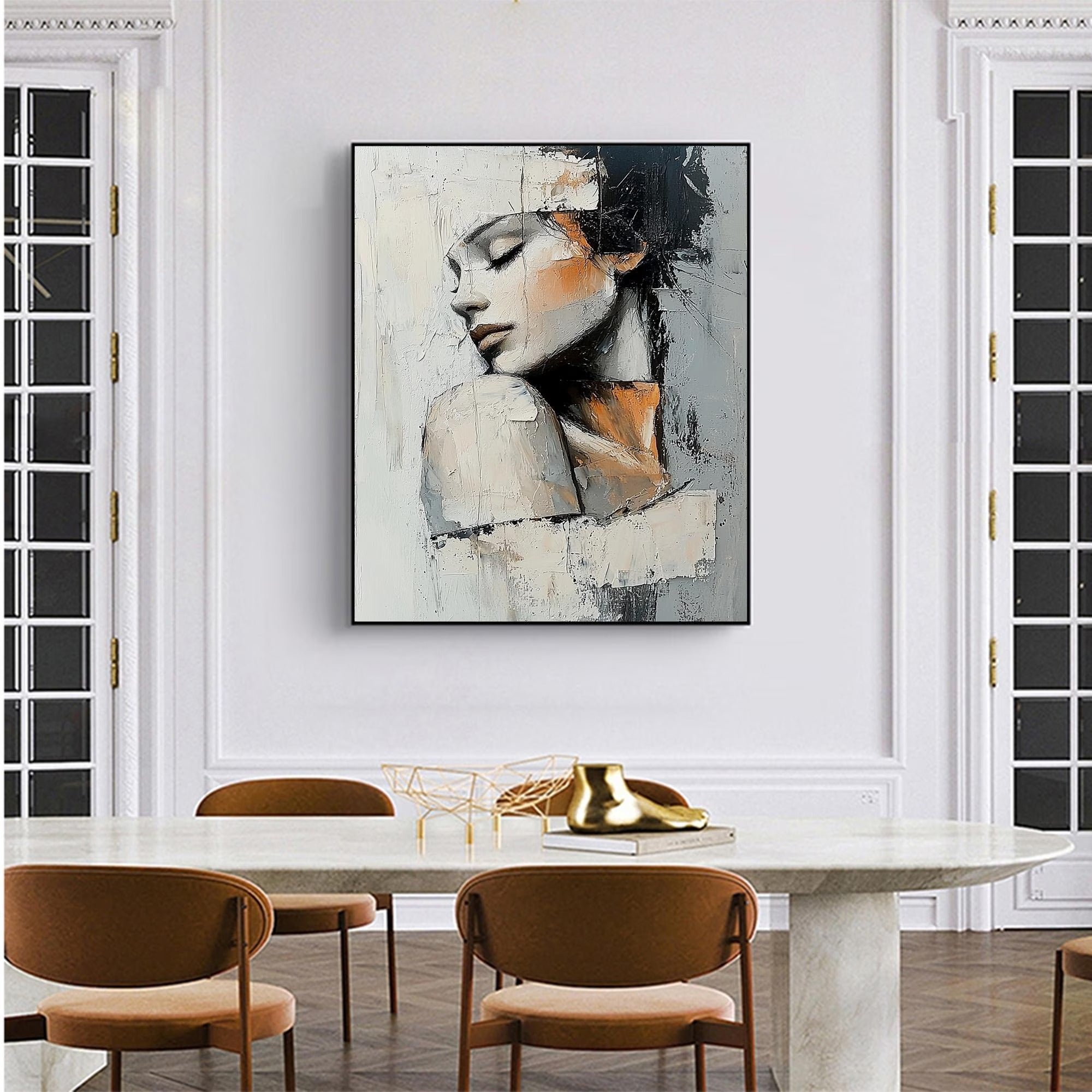 Grace - Large Textured Painting