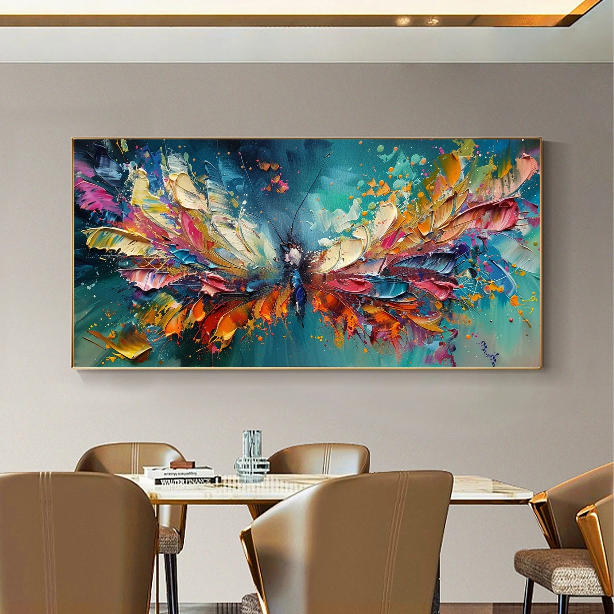 Shimmer - Large Abstract Textured Painting