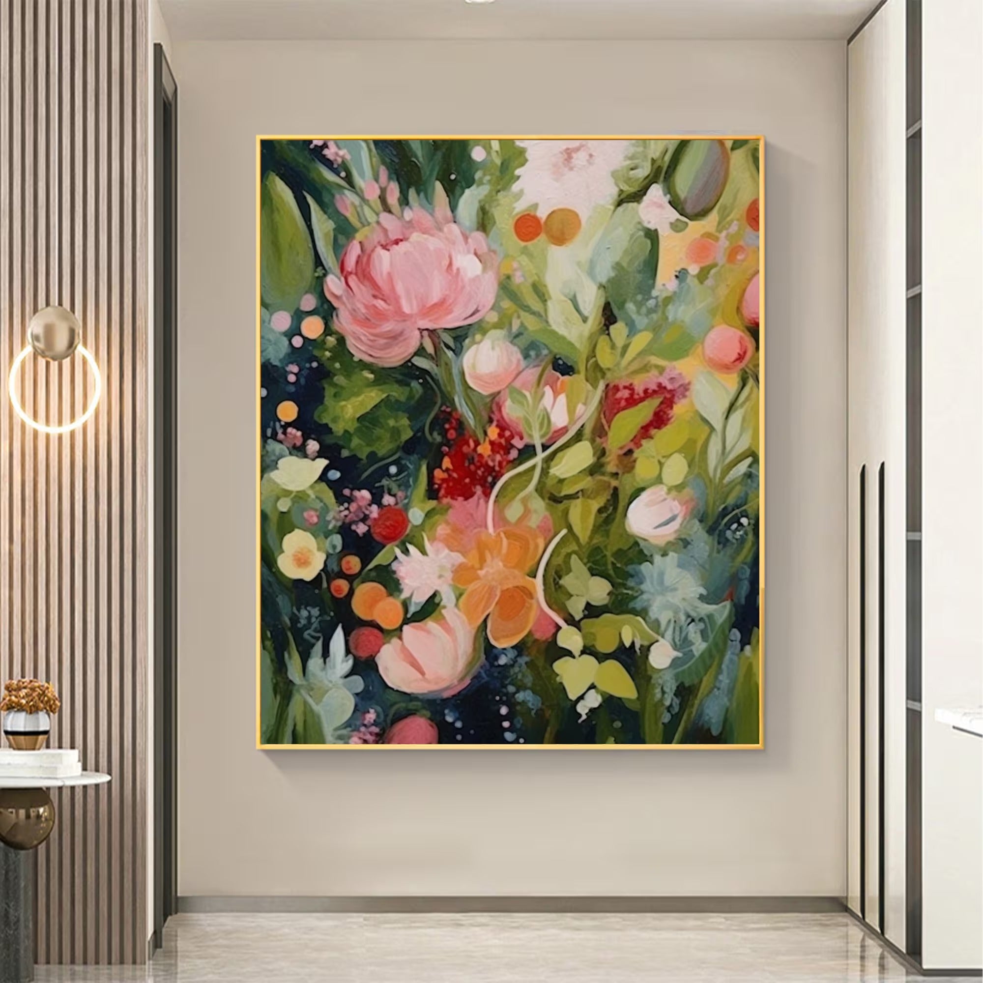 A Field of Joy - Large Textured Painting