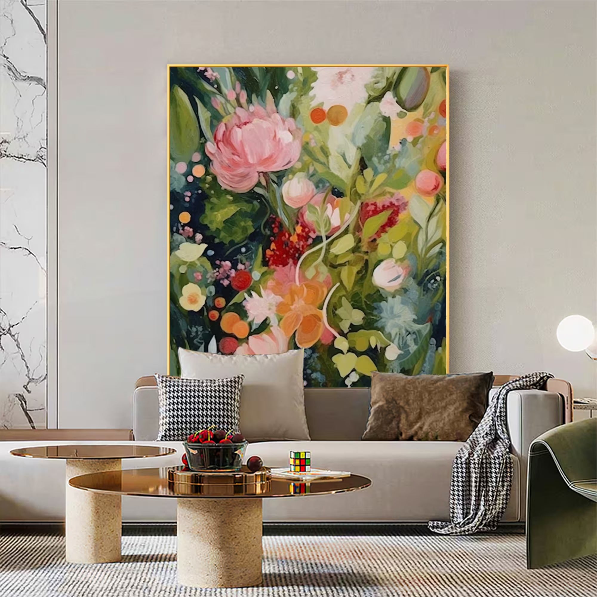 A Field of Joy - Large Textured Painting