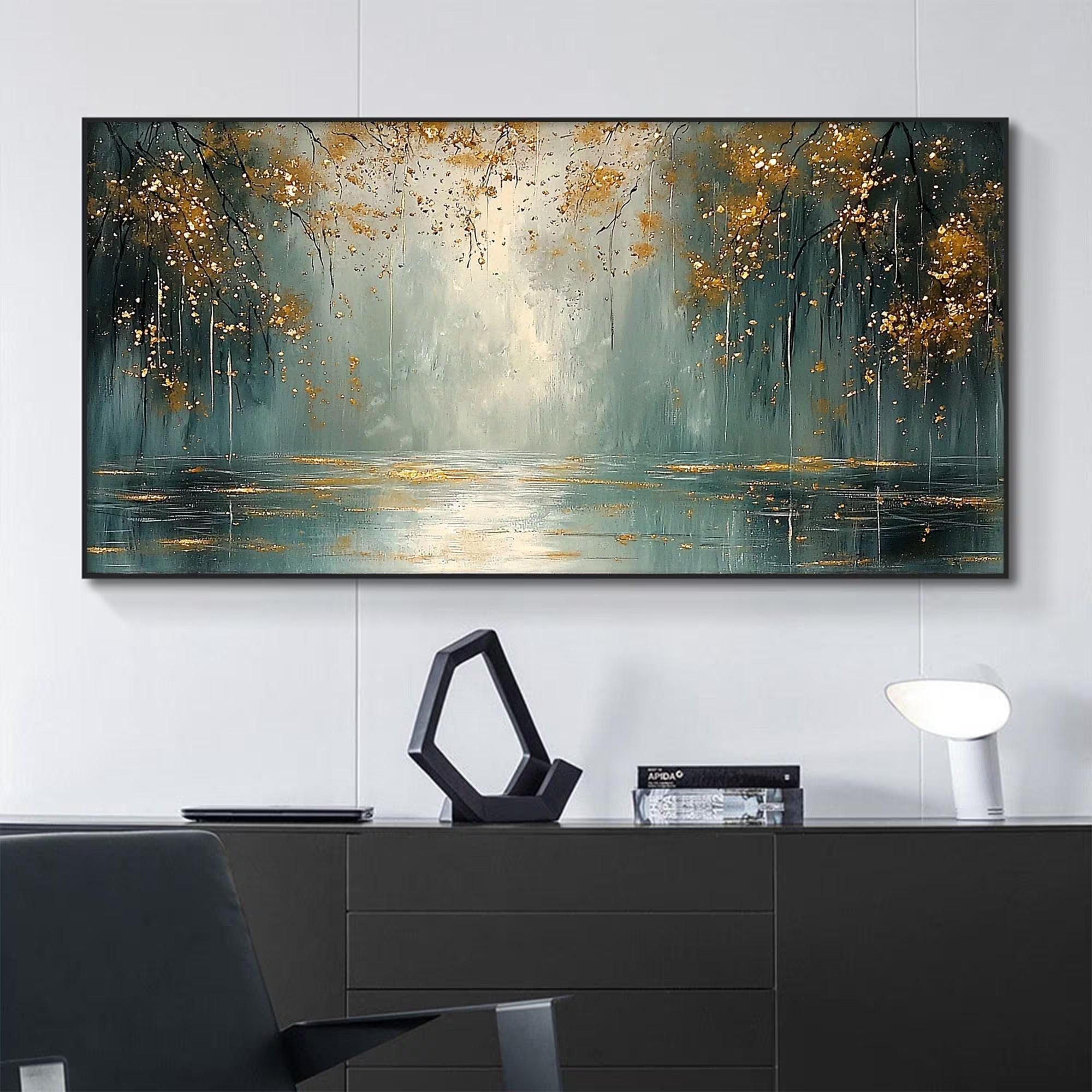 Pull - Large Textured Painting