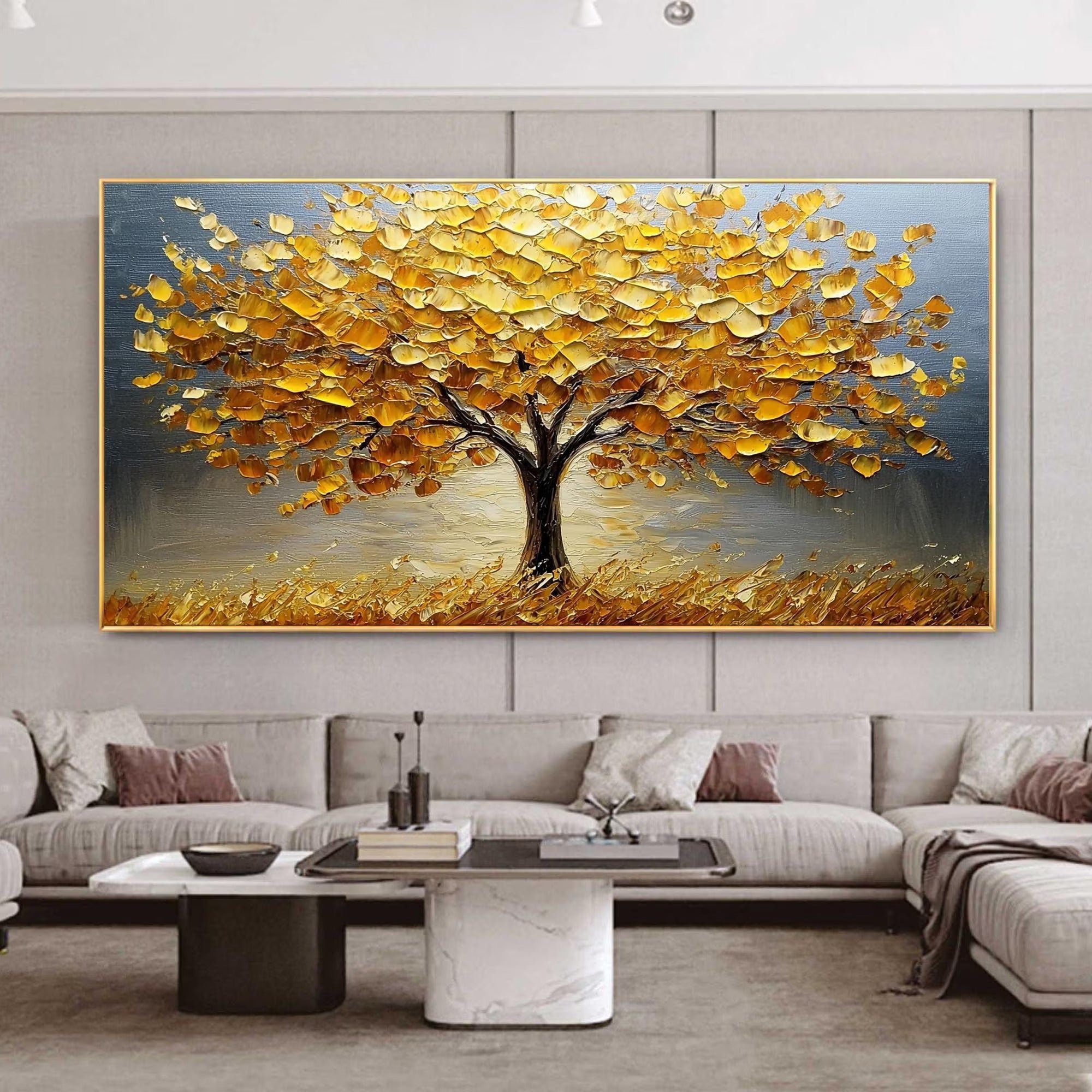 Radiant - Large Abstract Textured Painting