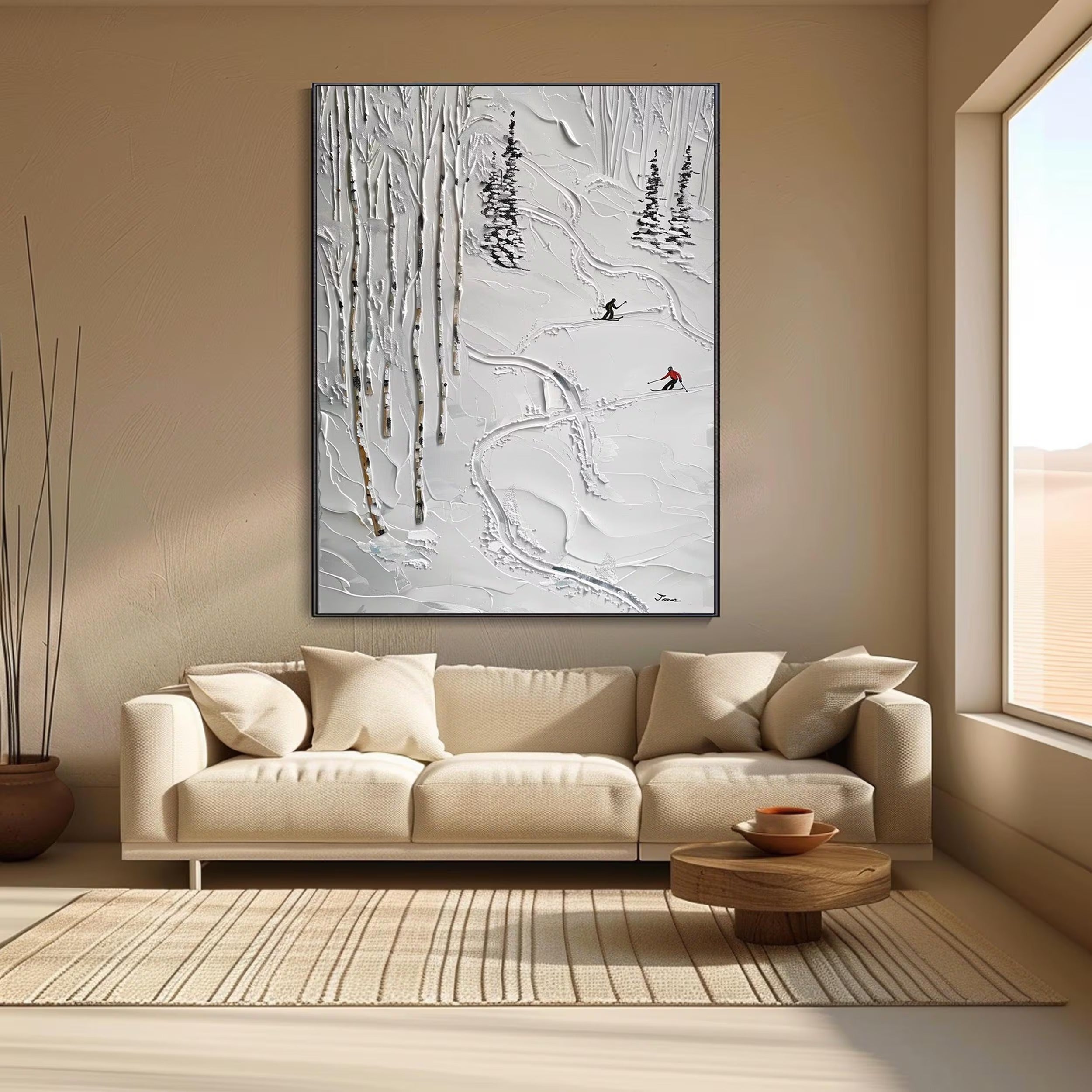 True Bliss - Large Abstract Textured Painting