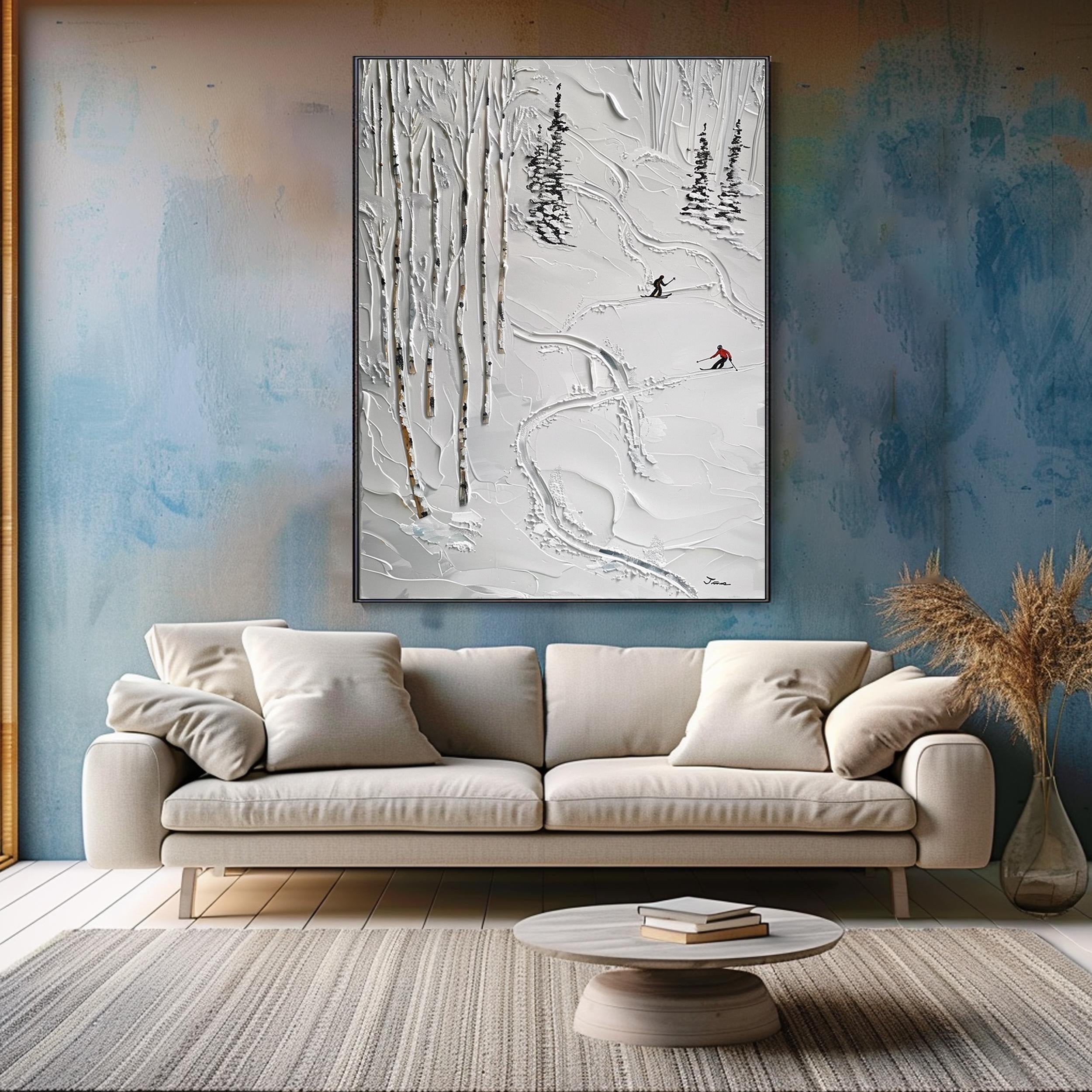 True Bliss - Large Abstract Textured Painting