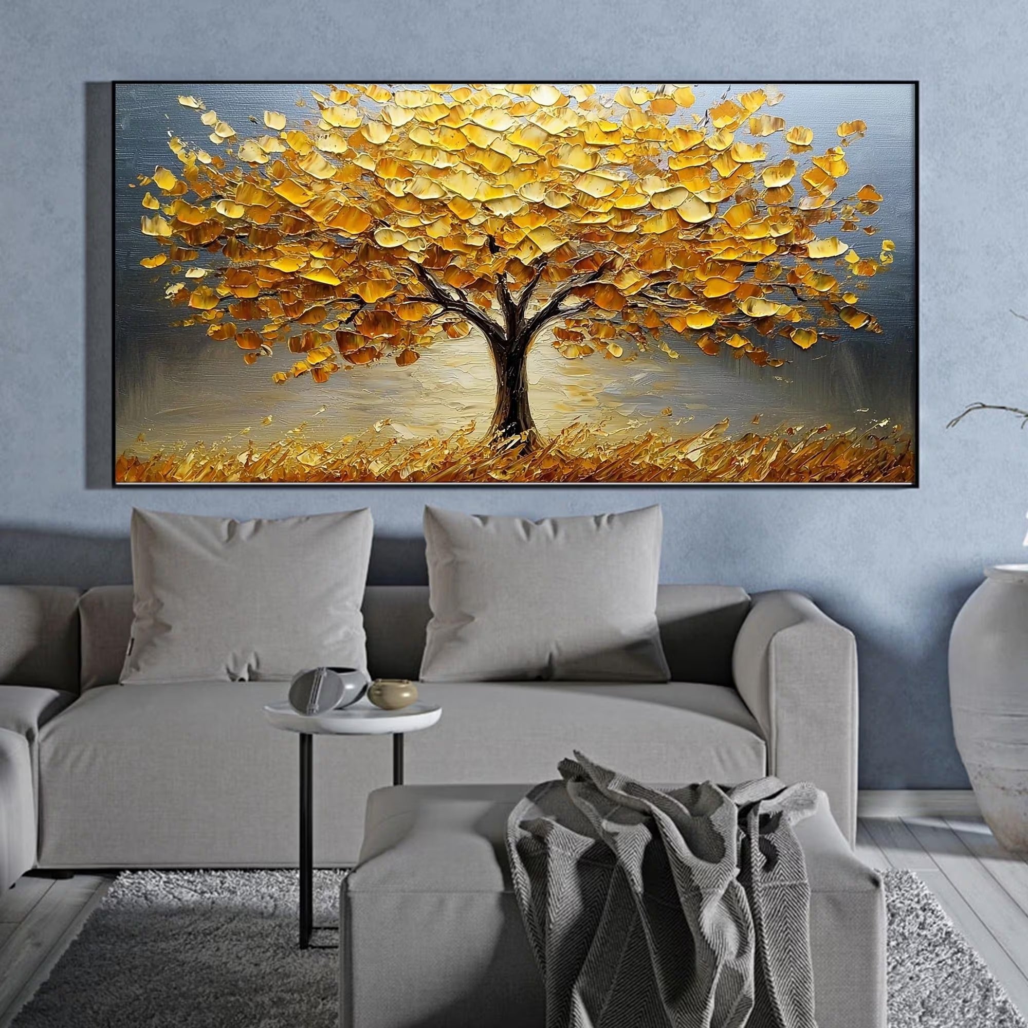 Radiant - Large Abstract Textured Painting