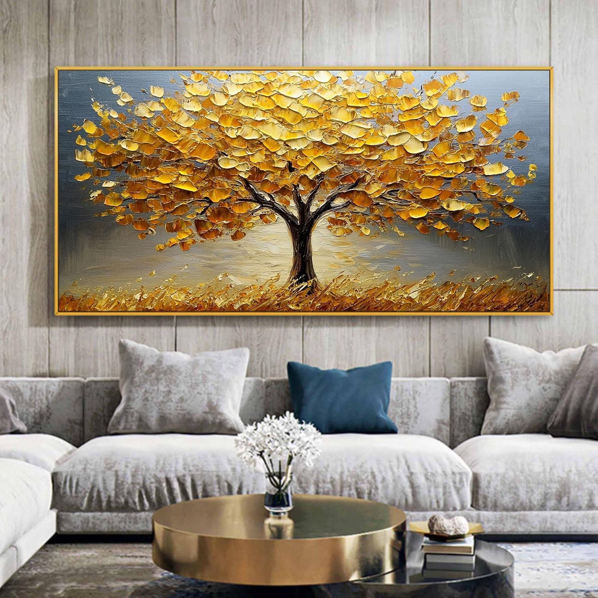 Radiant - Large Abstract Textured Painting