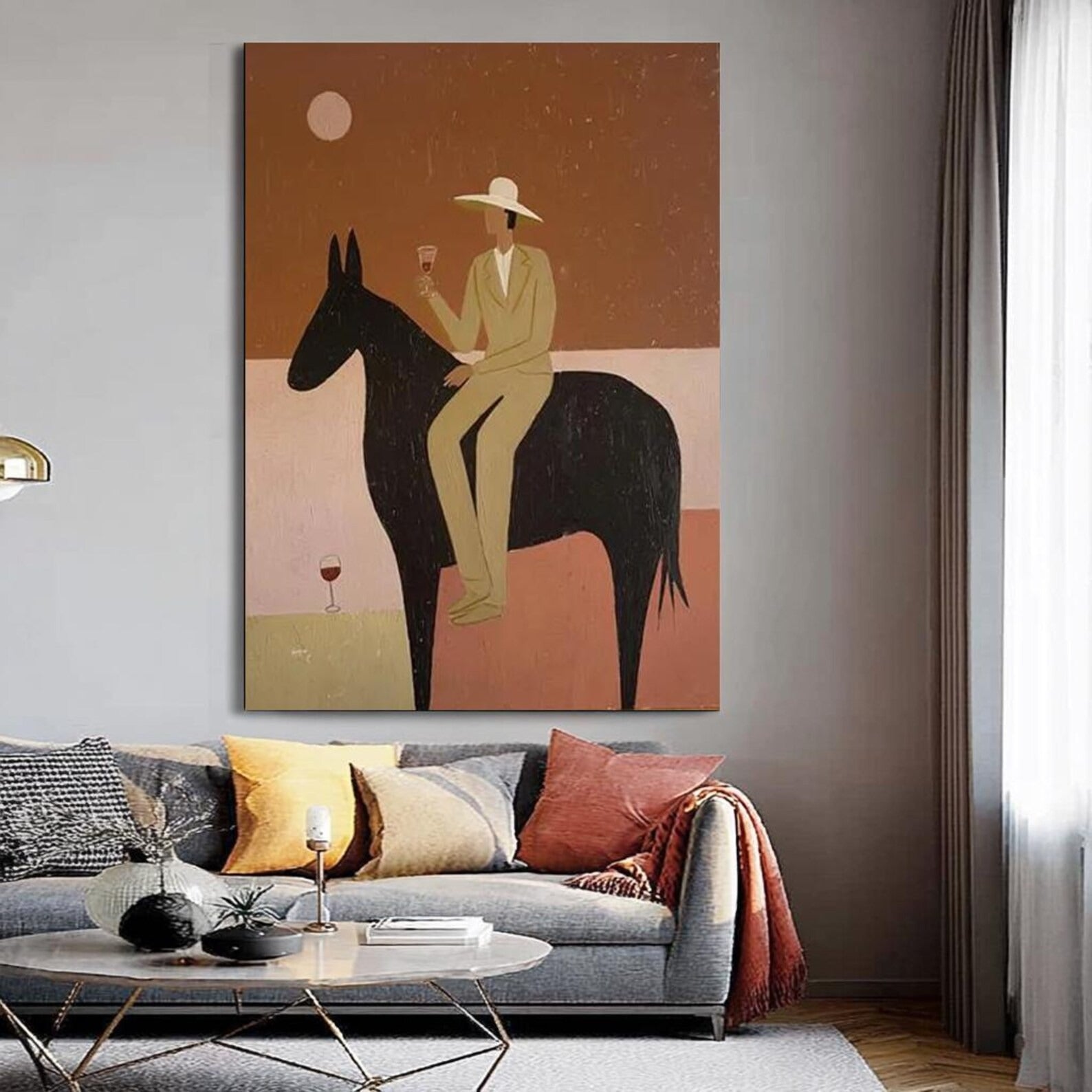 Ride - Large Wall Painting