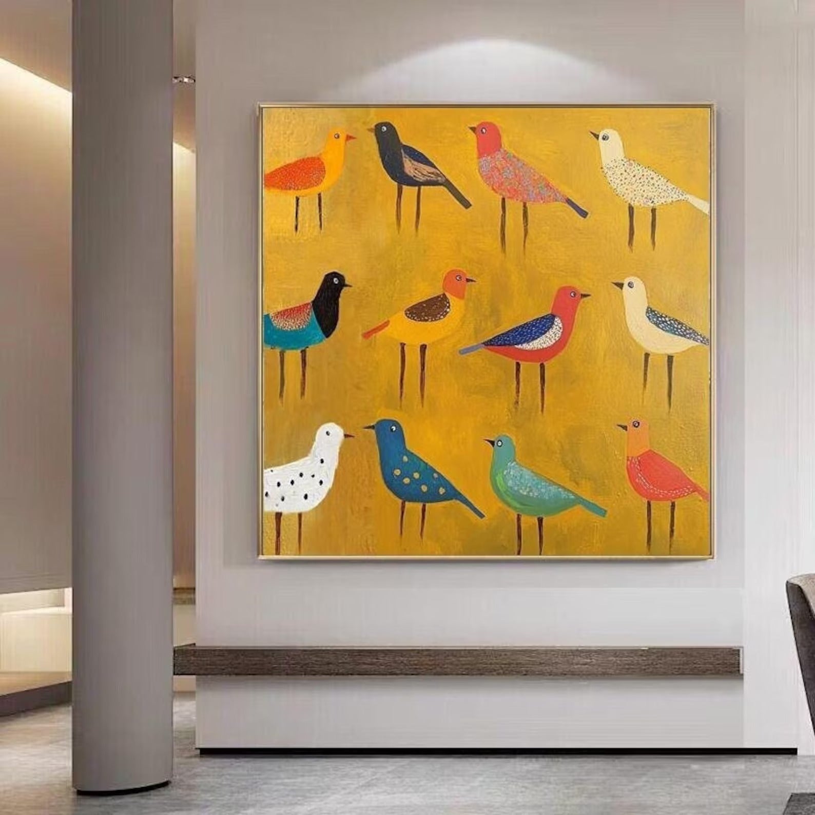 The Rhythm of Many - Large Textured Painting
