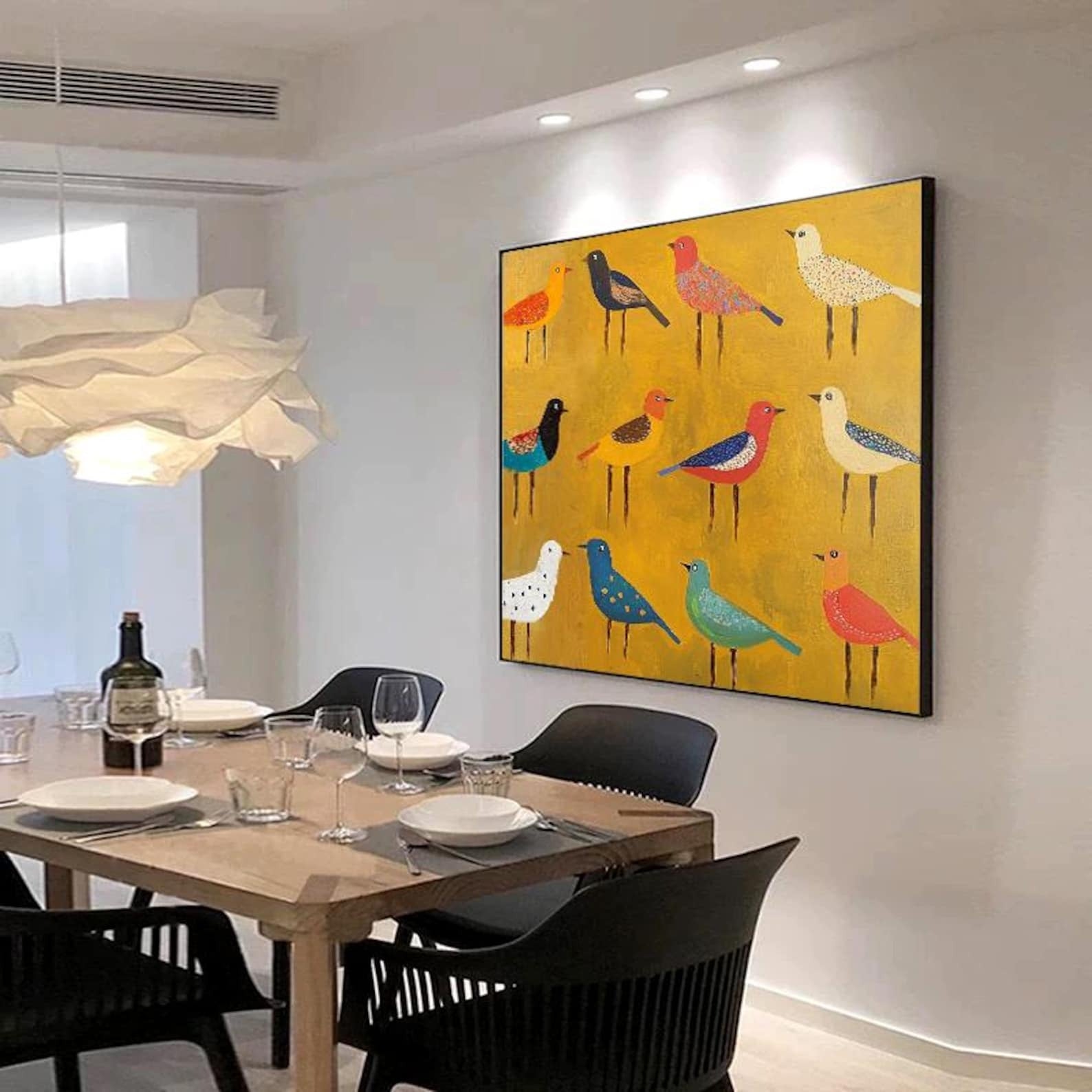 The Rhythm of Many - Large Textured Painting