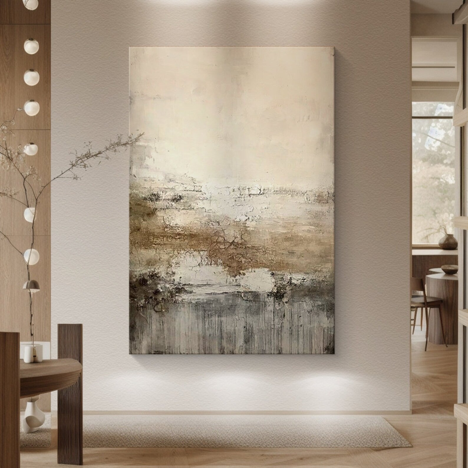 New Bloom - Large Abstract Textured Painting