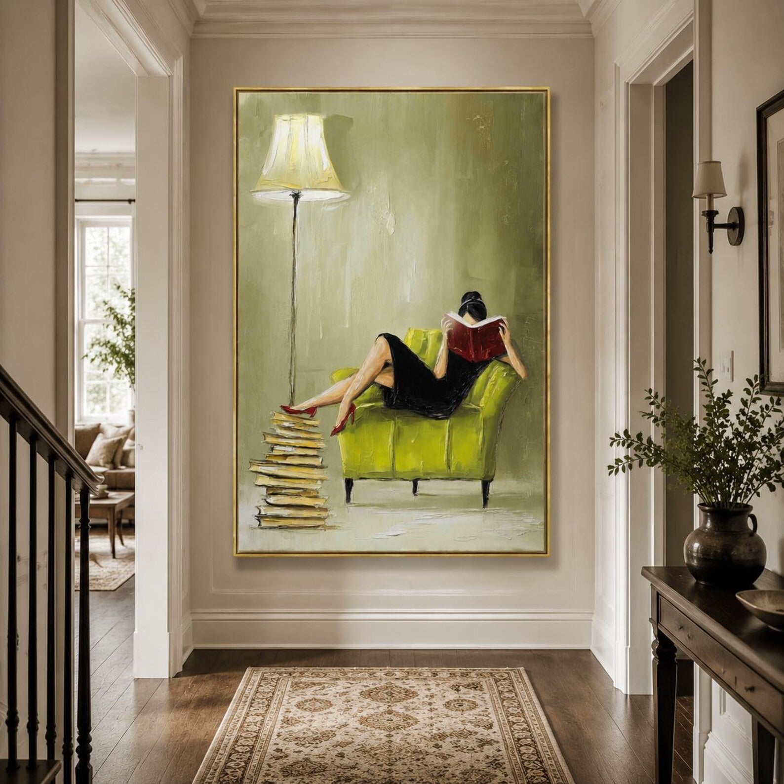 Vintage Reading Wall Art | Quiet Chapters
