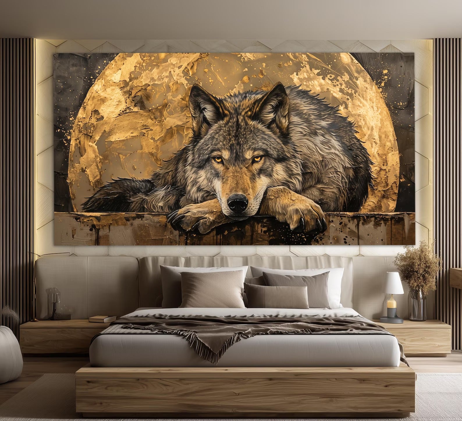 Rest - Large Textured Painting