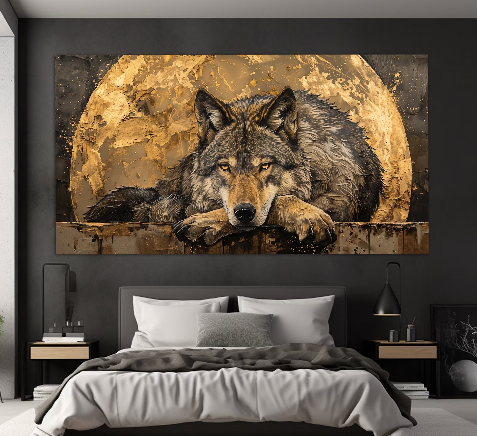 Rest - Large Textured Painting