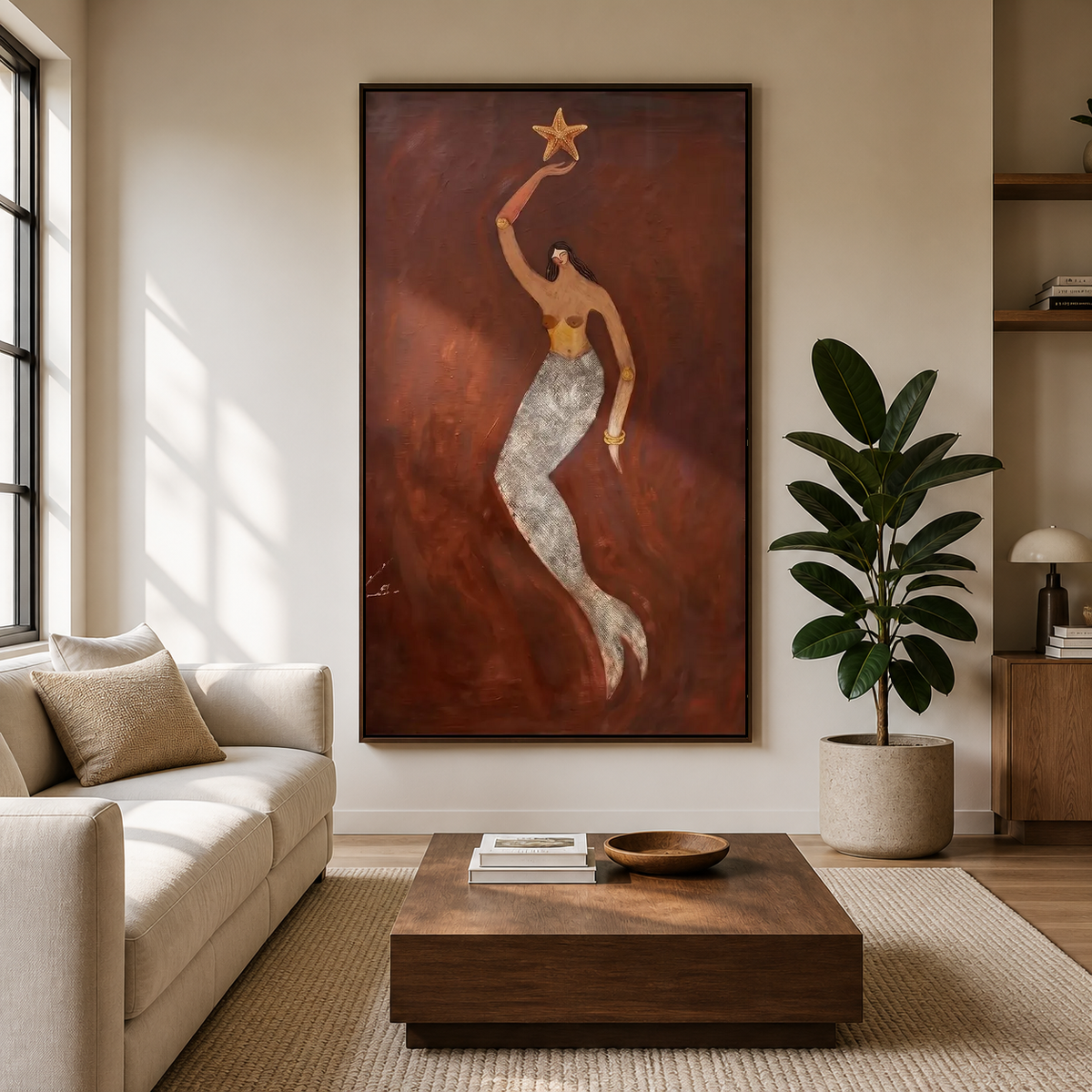 Mermaid Wall Art | Keeper of the Star