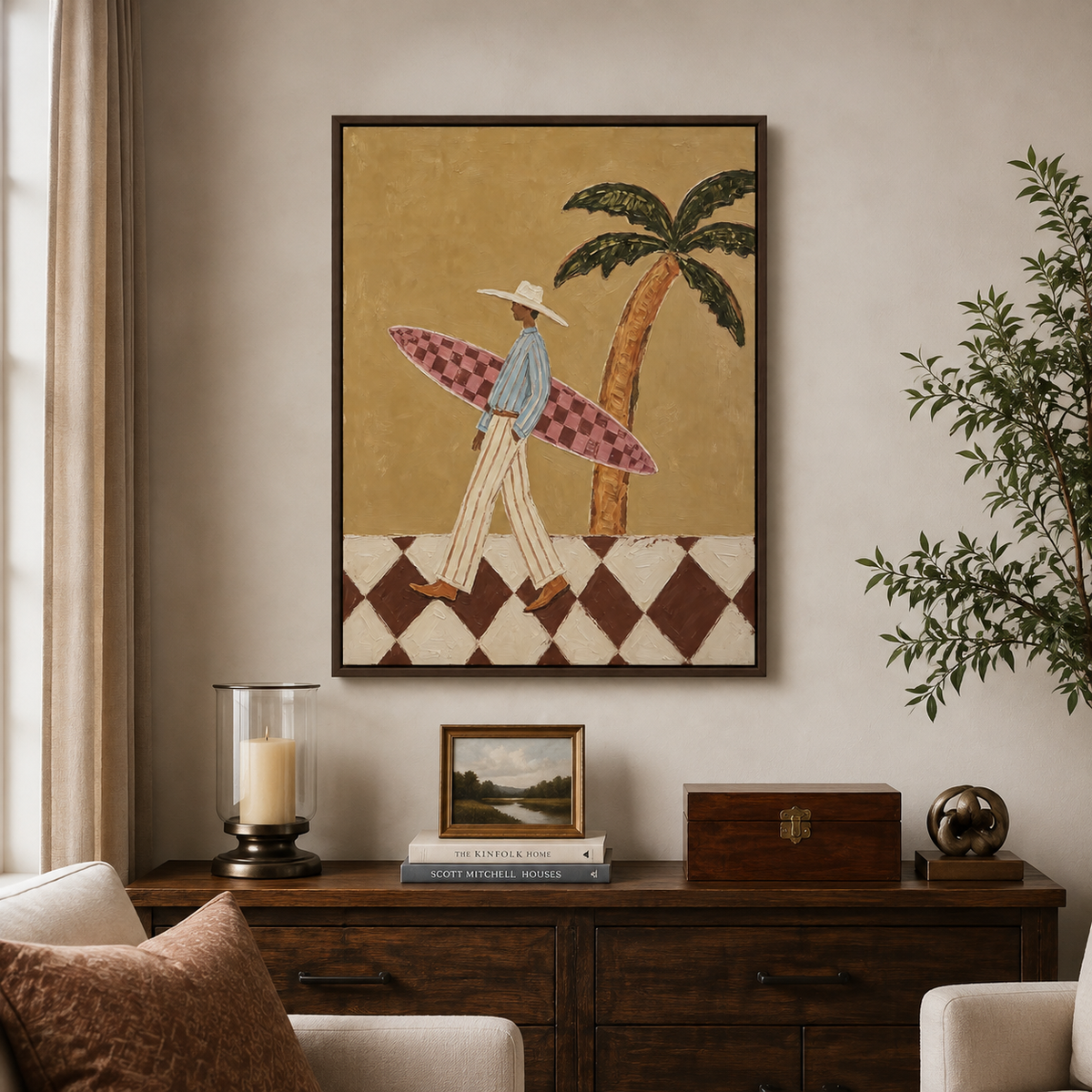 Surfer Wall Art | Walk to the Waves