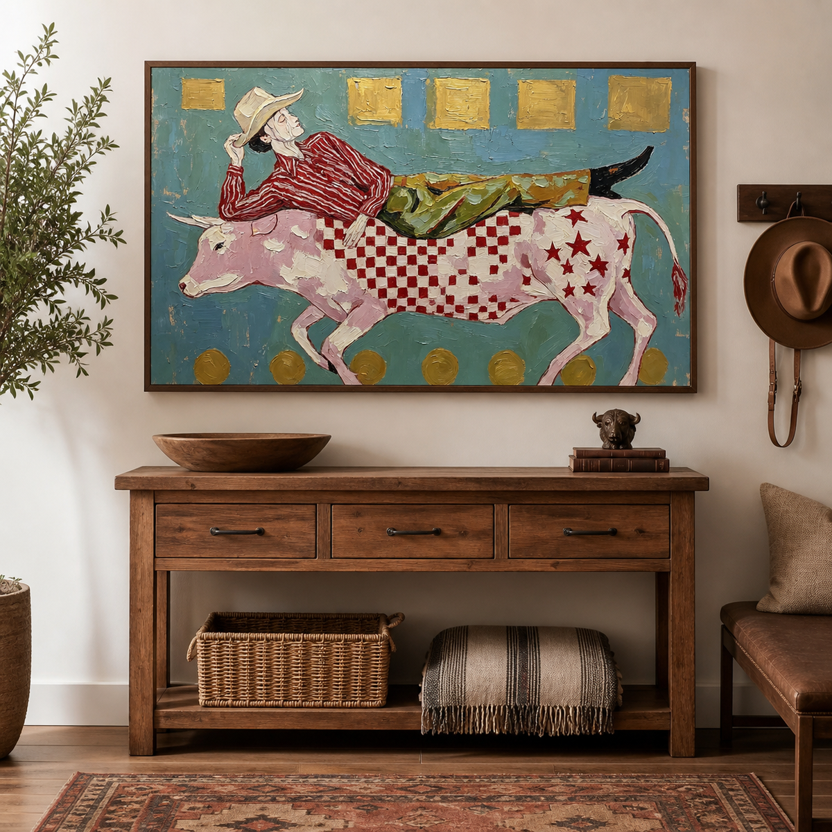 Cowgirl Rodeo Wall Art | Checkered Charge