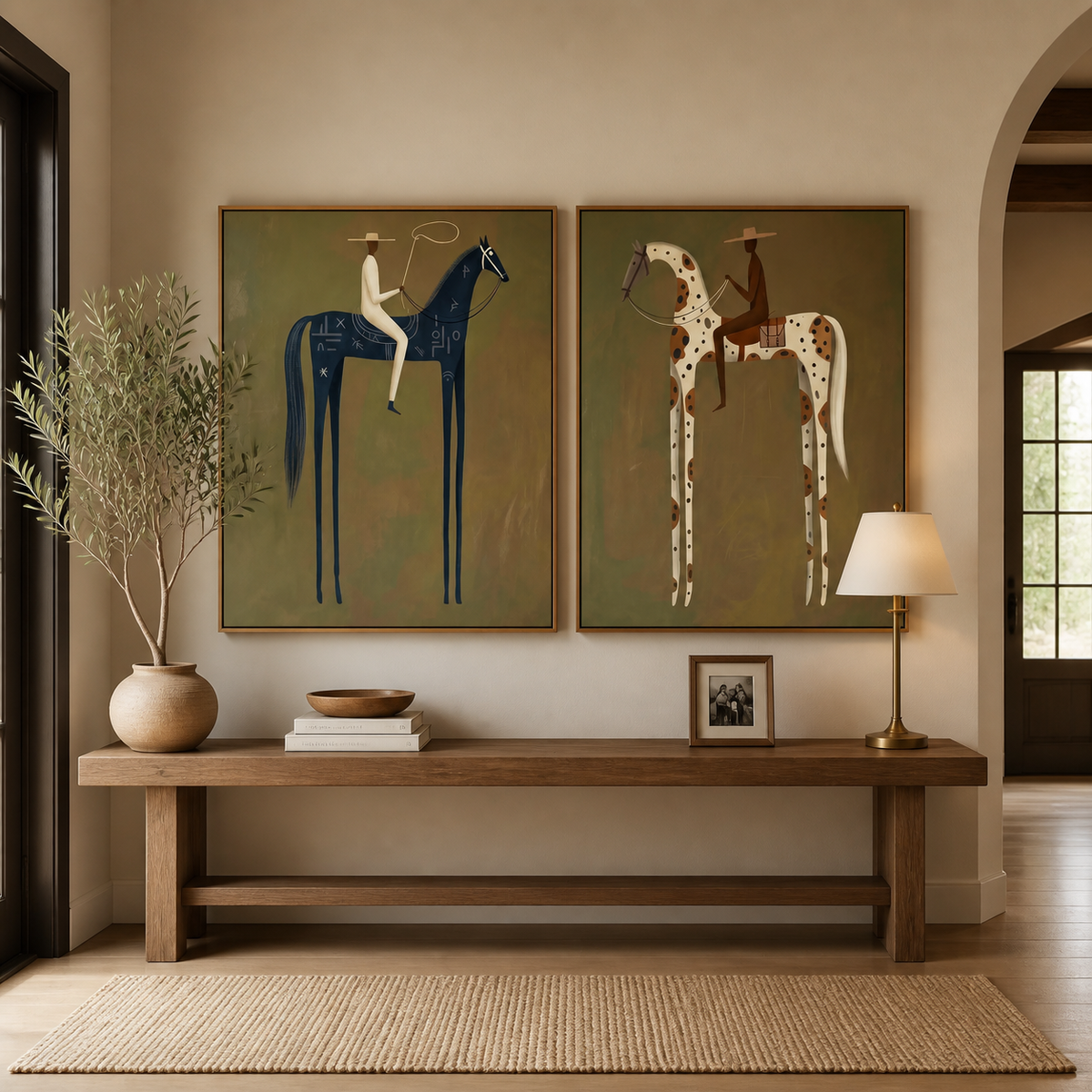 Western Horse Wall Art Set | High Plains Riders
