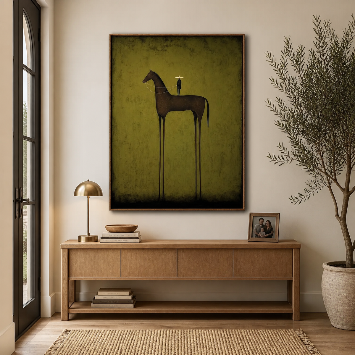 Western Horse Wall Art | Lone Rider