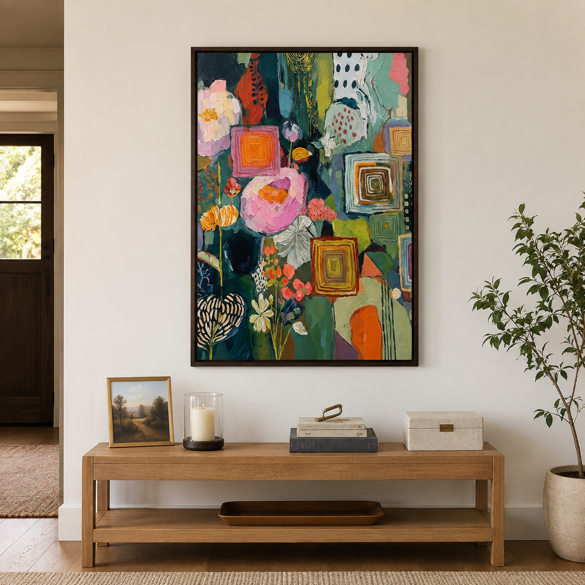 Colorful Abstract Wall Art | Garden Mosaic