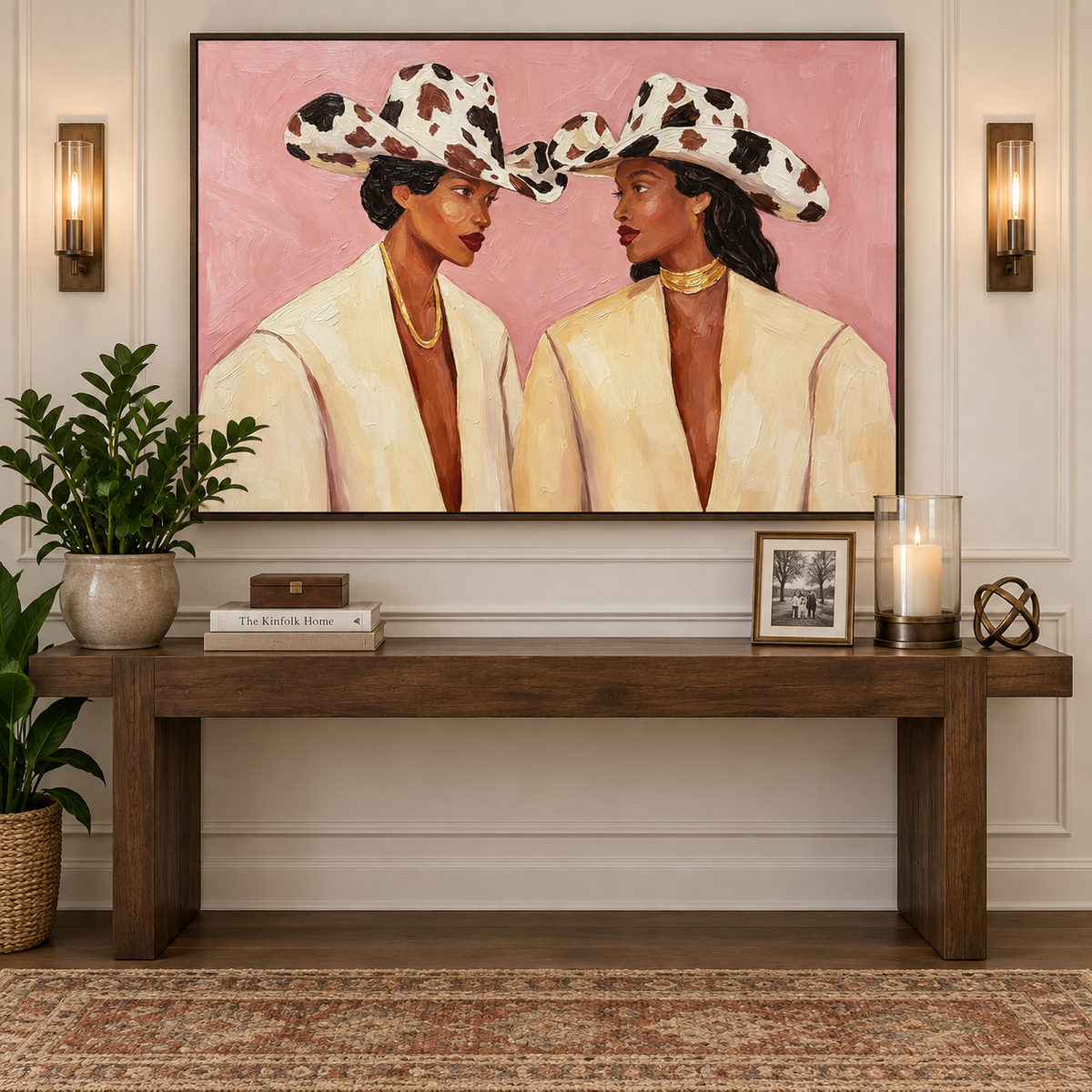 Black Cowgirl Wall Art | Sisters of the West