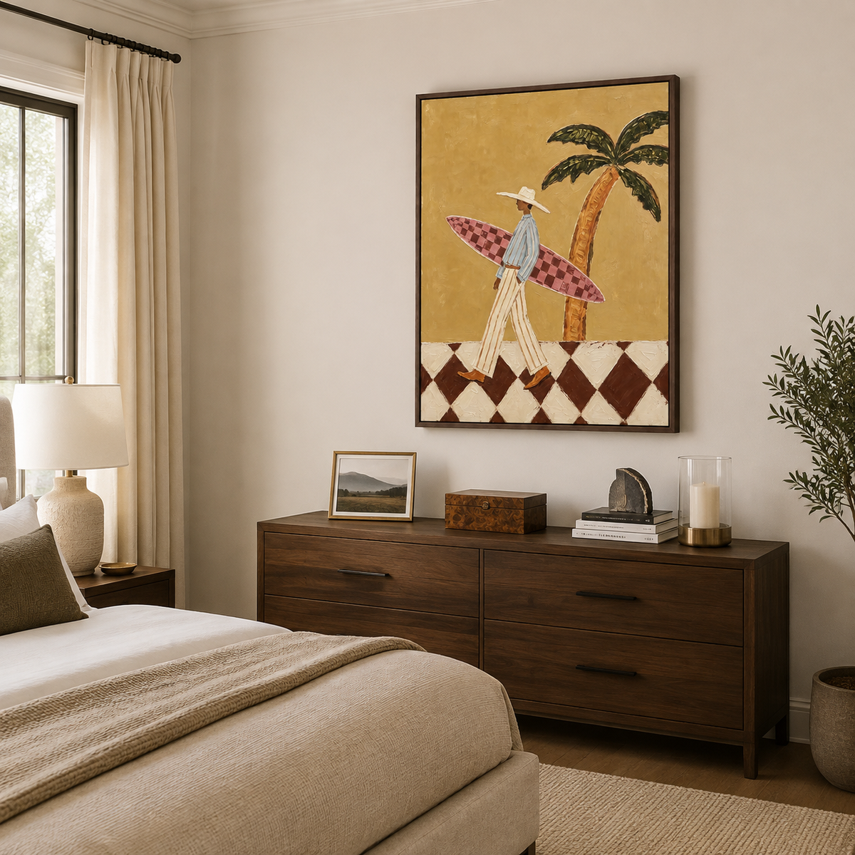 Surfer Wall Art | Walk to the Waves