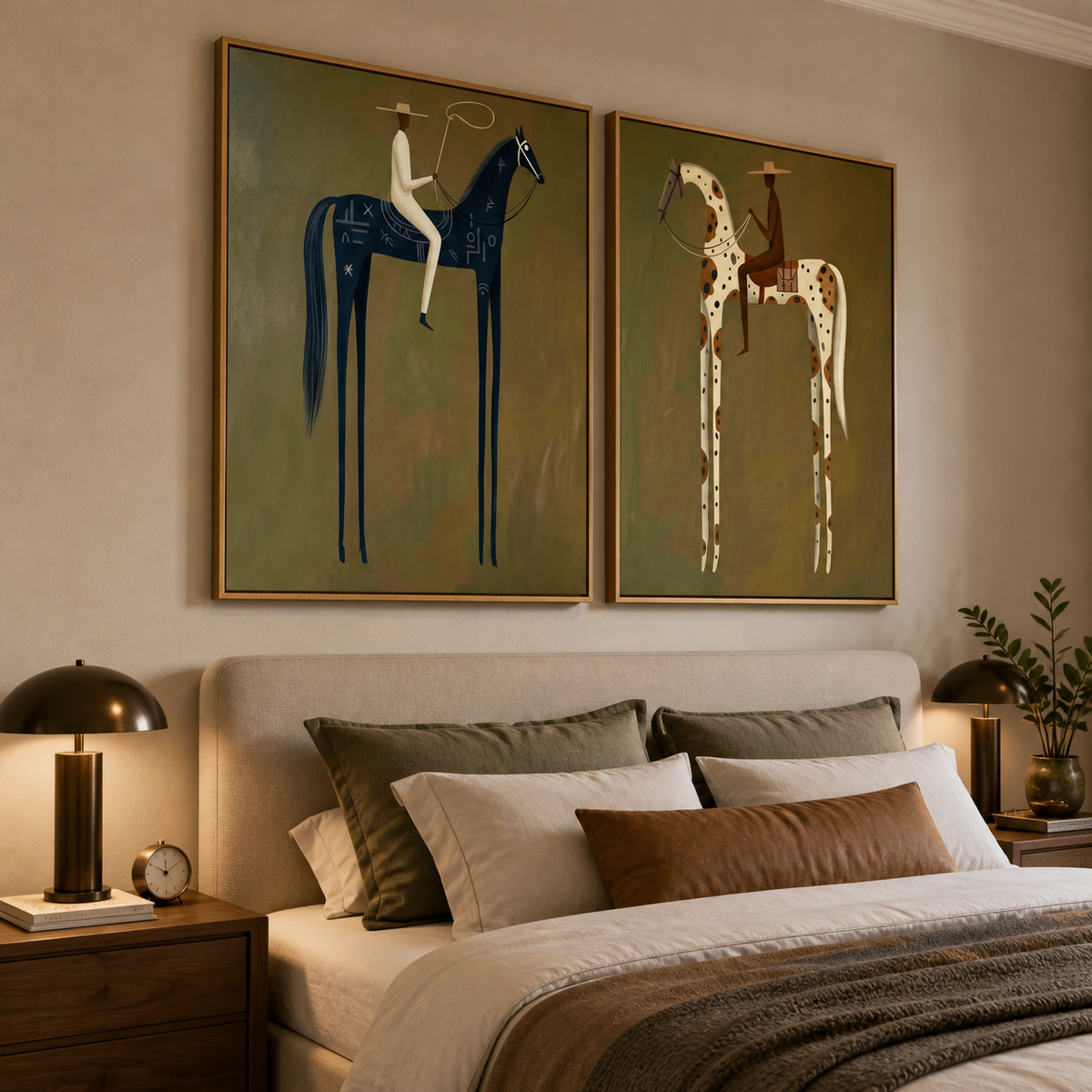 Western Horse Wall Art Set | High Plains Riders