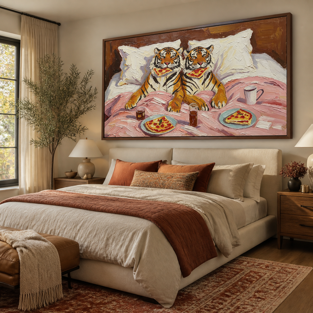 Tiger Wall Art | Pizza Night In