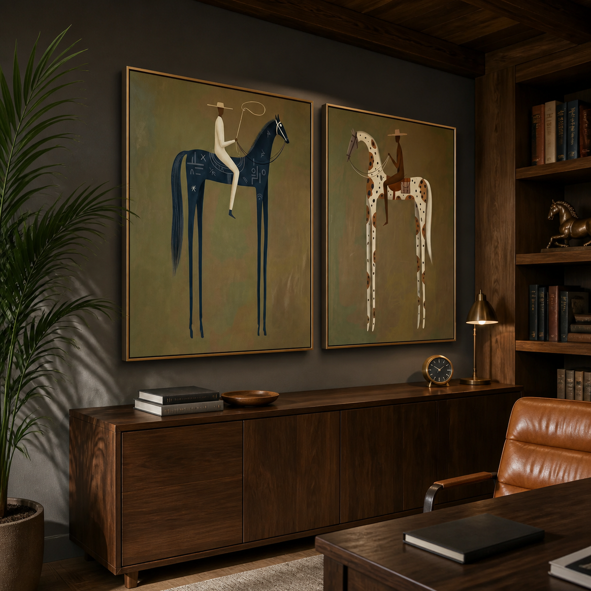 Western Horse Wall Art Set | High Plains Riders